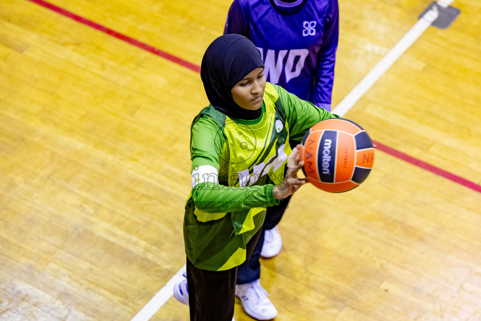 Day 7 of 25th Inter-School Netball Tournament was held in Social Center at Male', Maldives on Saturday, 17th August 2024. Photos: Nausham Waheed / images.mv