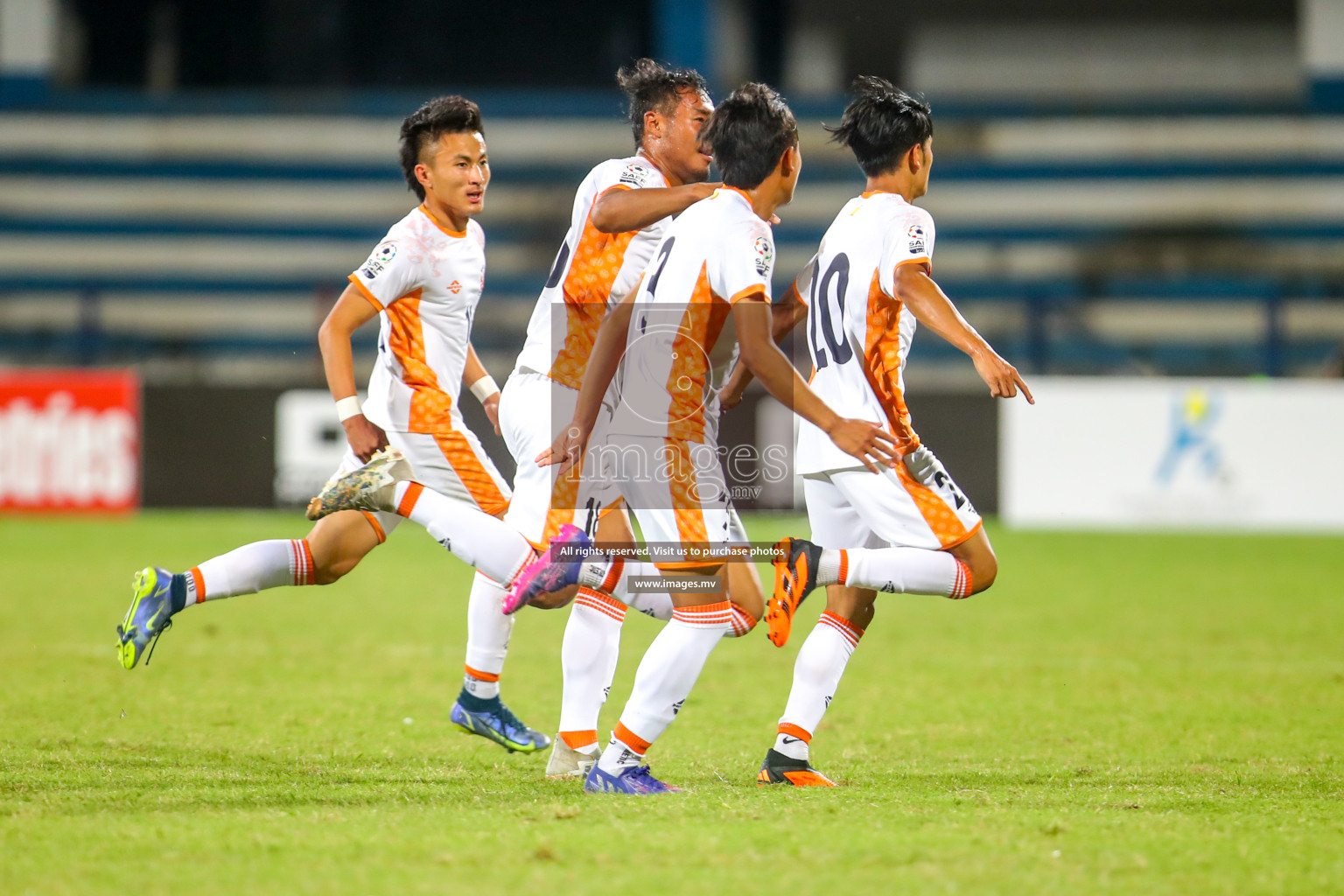 Bhutan vs Bangladesh in SAFF Championship 2023 held in Sree Kanteerava Stadium, Bengaluru, India, on Wednesday, 28th June 2023. Photos: Nausham Waheed, Hassan Simah / images.mv