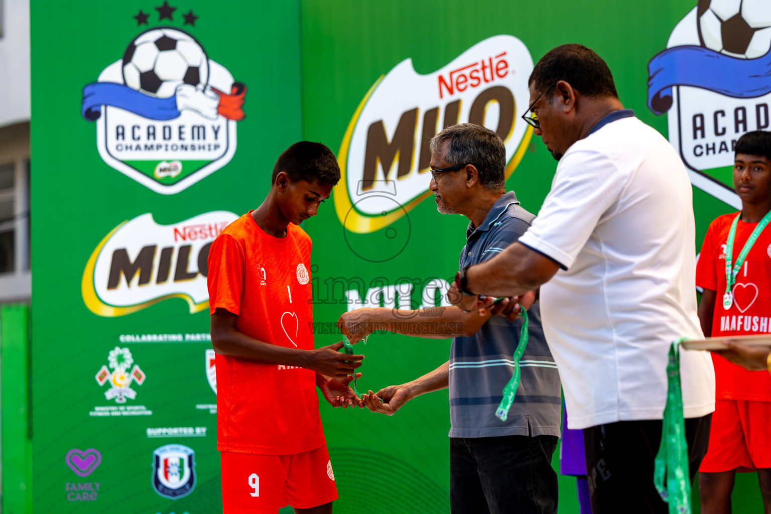 Day 4 of MILO Academy Championship 2024 (U-14) was held in Henveyru Stadium, Male', Maldives on Sunday, 3rd November 2024. Photos: Ismail Thoriq / Images.mv