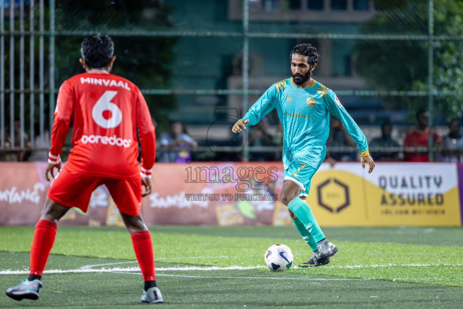 Maldivian vs Ooredoo in Club Maldives Cup 2024 held in Rehendi Futsal Ground, Hulhumale', Maldives on Thursday, 3rd October 2024.
Photos: Ismail Thoriq / images.mv