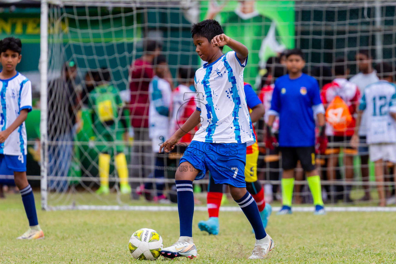 Day 1 of MILO Academy Championship 2025 (U-12) was held at Henveiru Stadium in Male', Maldives on Thursday, 1st May 2025. Photos: Nausham Waheed / images.mv