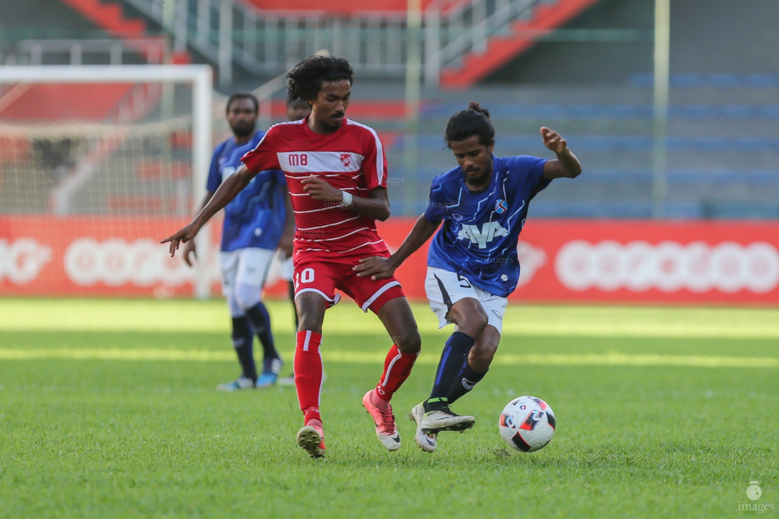 Ooredoo Dhivehi Premier League  AA.Maalhos Vs  DH. Kudahuvadhoo  in Male , Maldives. 2 Sunday, September. 10, 2017.( Images.mv Photo/ Abdulla Abeedh ).