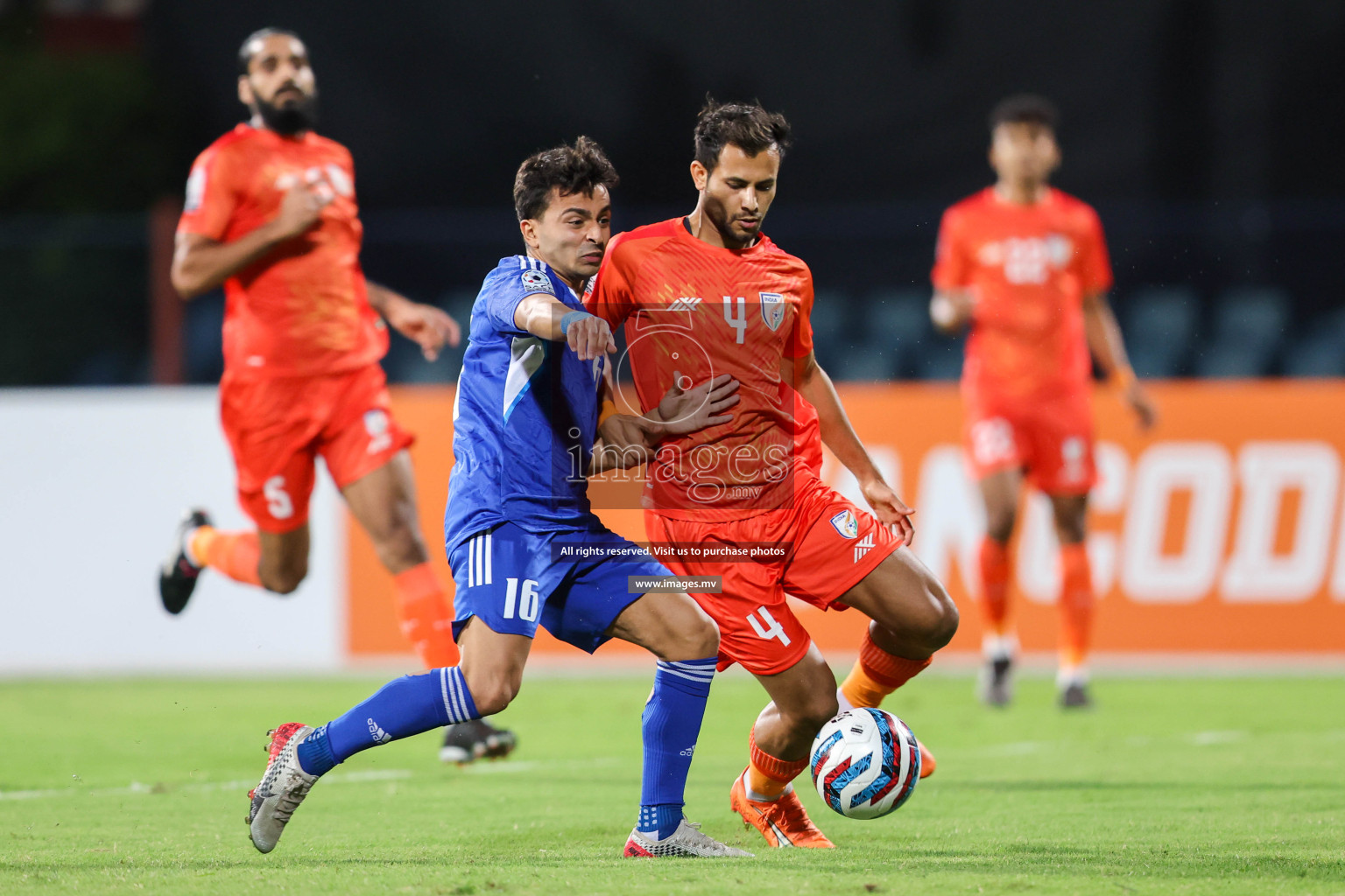 Kuwait vs India in the Final of SAFF Championship 2023 held in Sree Kanteerava Stadium, Bengaluru, India, on Tuesday, 4th July 2023. Photos: Nausham Waheed / images.mv