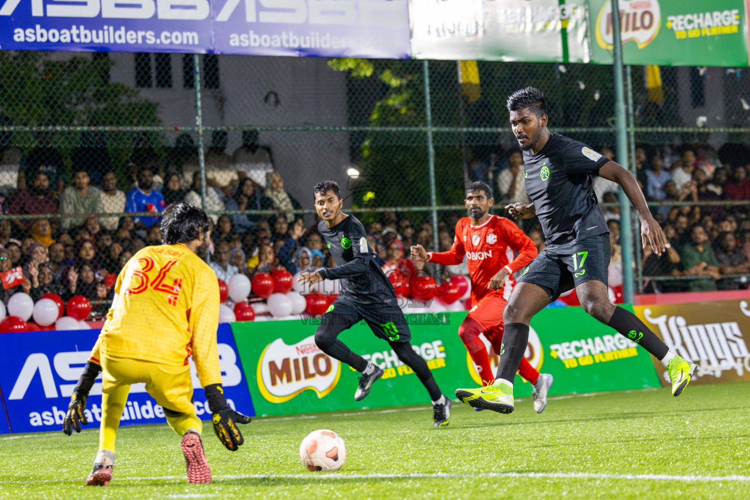 Road Recreation Club vs Club Combination SC Eydhafushi in Kings Cup Final of Club Maldives 2025 was held in Rehendhi Futsal Ground, Hulhumale', Maldives on Tuesday, 9th September 2025. Photos: Ismail Thoriq / images.mv
