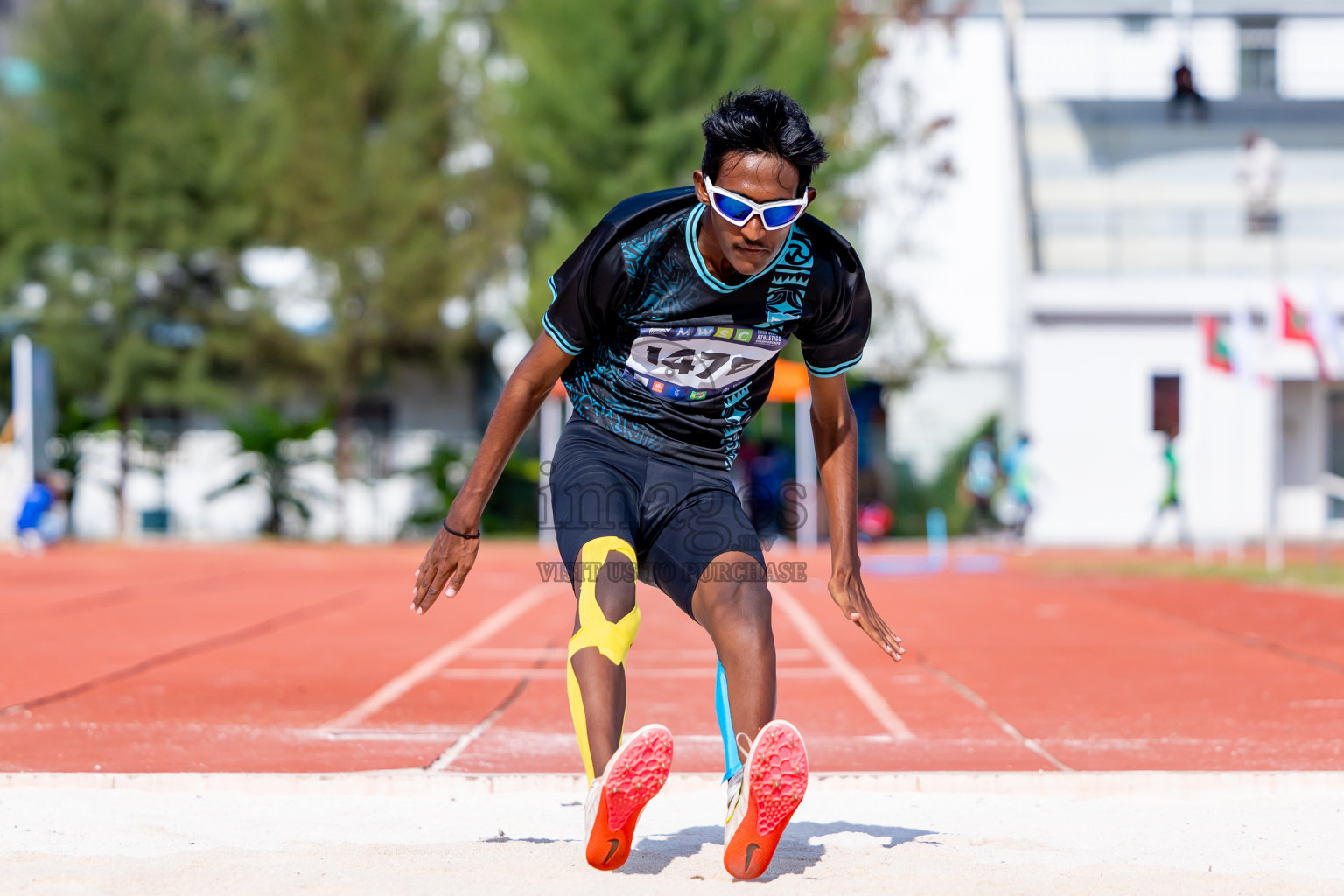 Day 4 of MWSC Interschool Athletics Championships 2024 held in Hulhumale Running Track, Hulhumale, Maldives on Tuesday, 12th November 2024. Photos by: Nausham Waheed / Images.mv