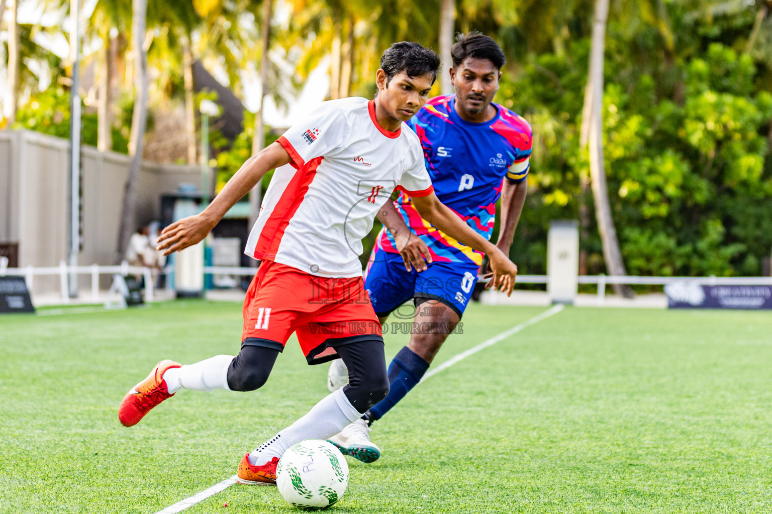 FSM Kuda Huraa vs Oaga in Resort League 2025 (North Male Zone) day 6 was held on Monday, 8th September 2025 in One And Only Reethi Rah Maldives Resort, Photos: Areef Adam / images.mv