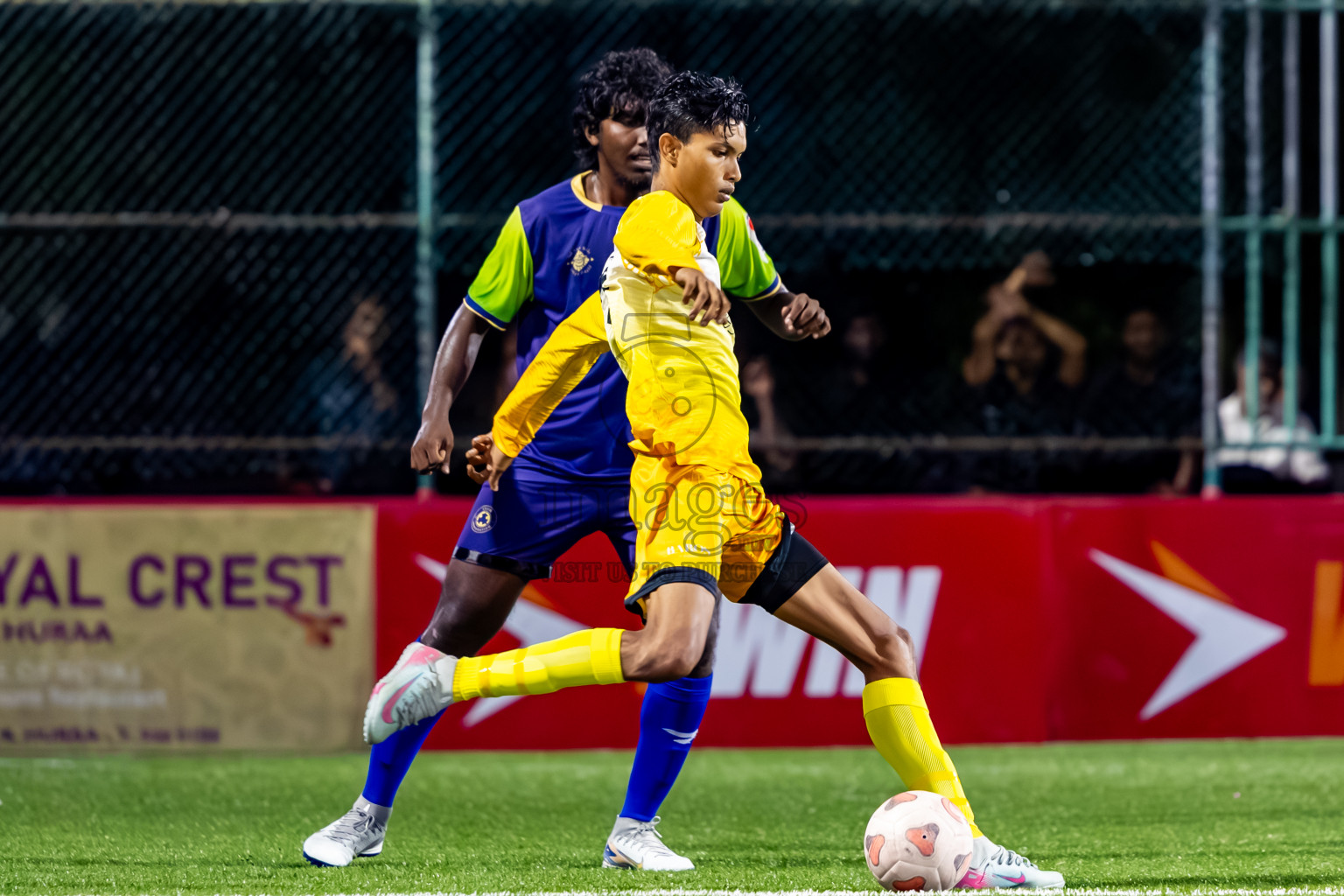 Club Immigration vs Baros Maldives in Day 1 of Club Maldives Cup 2025 was held in Rehendi Futsal Ground, Hulhumale', Maldives on Sunday, 28th September 2025. Photos: Nausham Waheed / images.mv