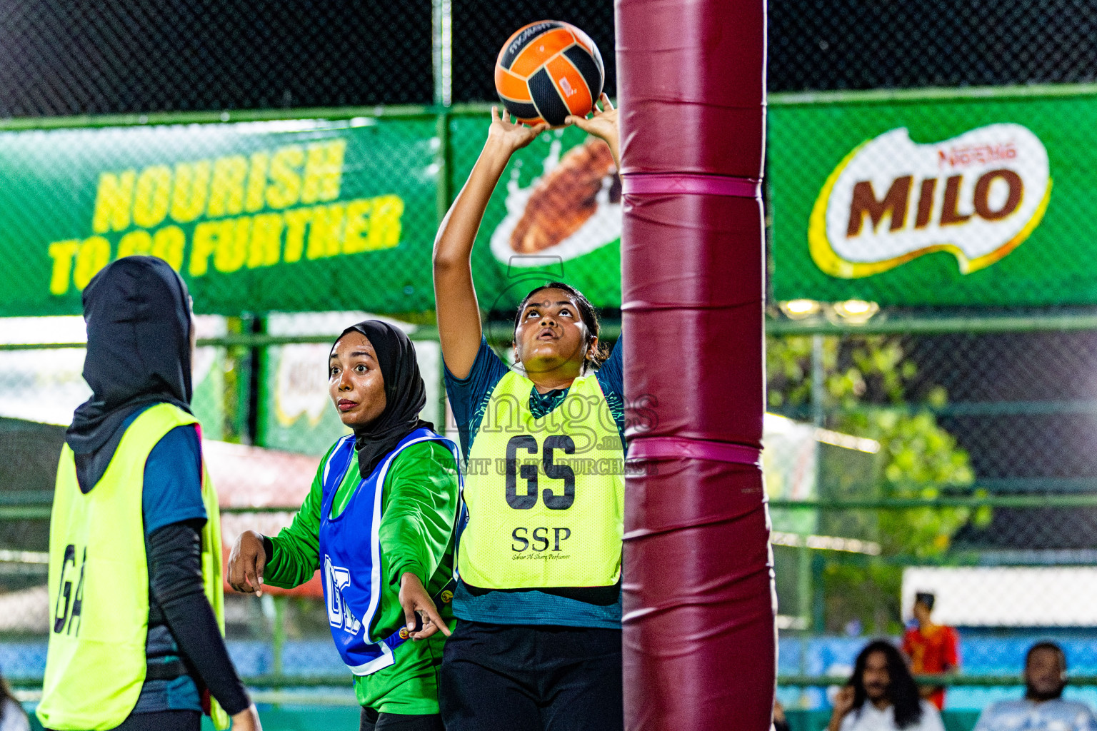 Day 1 of 23rd Netball Association Championship was held in Ekuveni Netball Court at Male', Maldives on Thursday, 27th April 2024. Photos: Nausham Waheed / images.mv