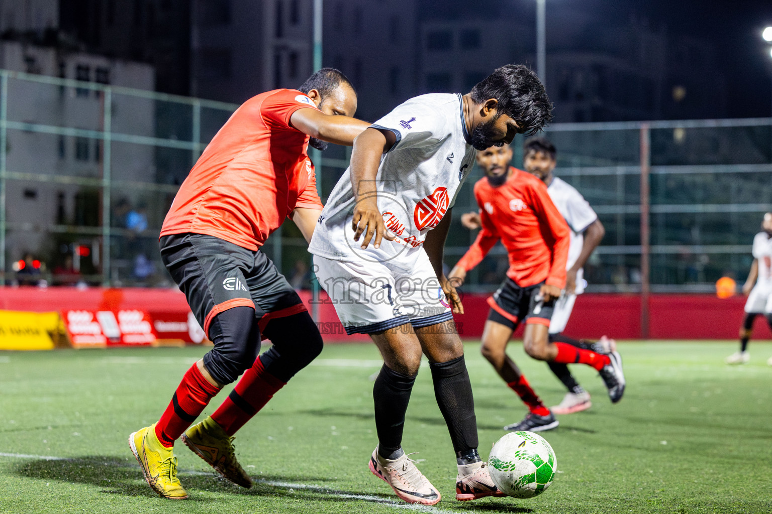 Club Aasandha vs Kulhivaru Vuzaara in Day 7 of Office League 2025 was held on Tuesday, 22nd April 2025 in Hulhumale', Maldives. Photos: Nausham Waheed / images.mv