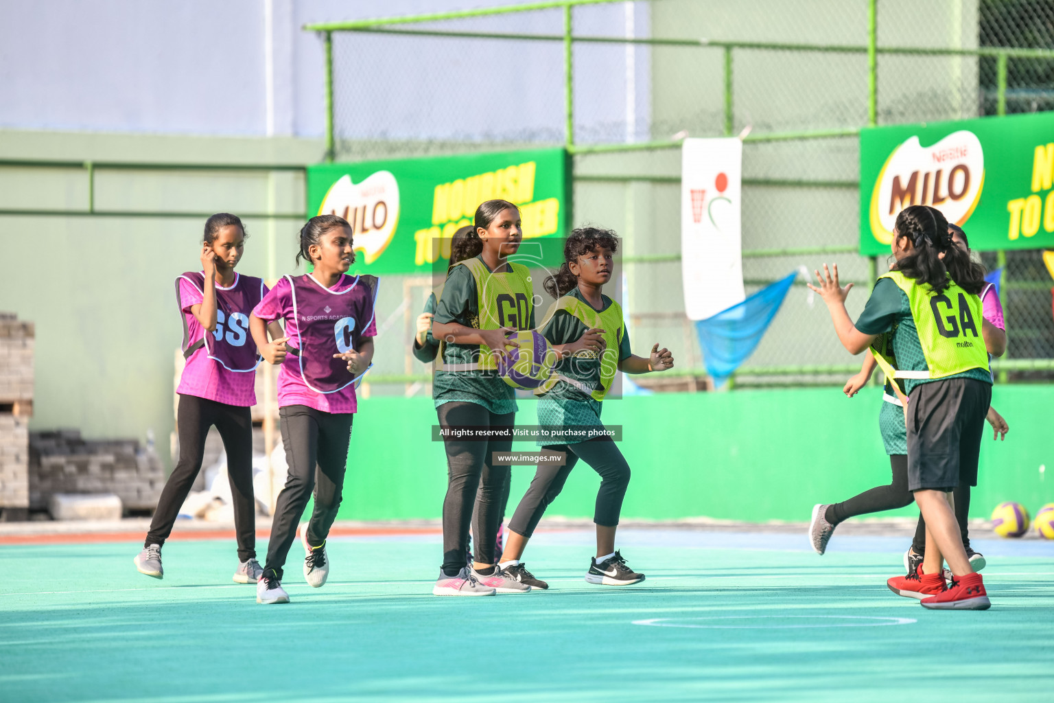 Day 7 of Junior Netball Championship 2022 on 11th March 2022 held in Male', Maldives. Photos by Nausham Waheed