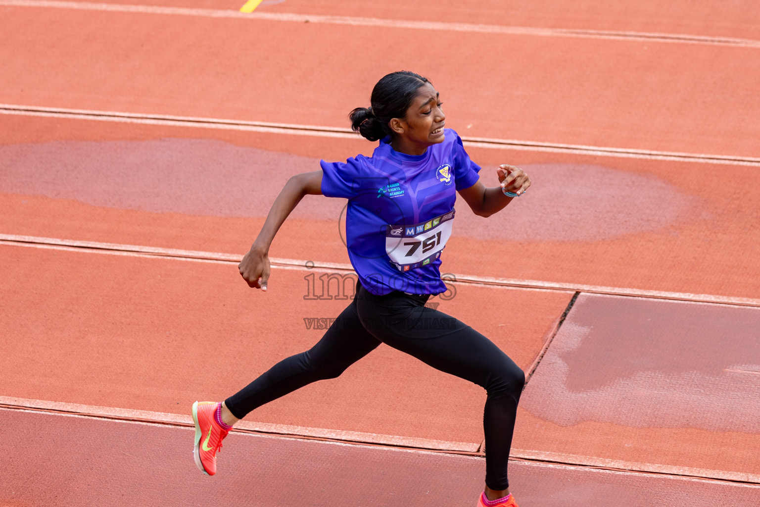 Day 1 of MWSC Interschool Athletics Championships 2024 held in Hulhumale Running Track, Hulhumale, Maldives on Saturday, 9th November 2024. 
Photos by: Ismail Thoriq, Hassan Simah / Images.mv