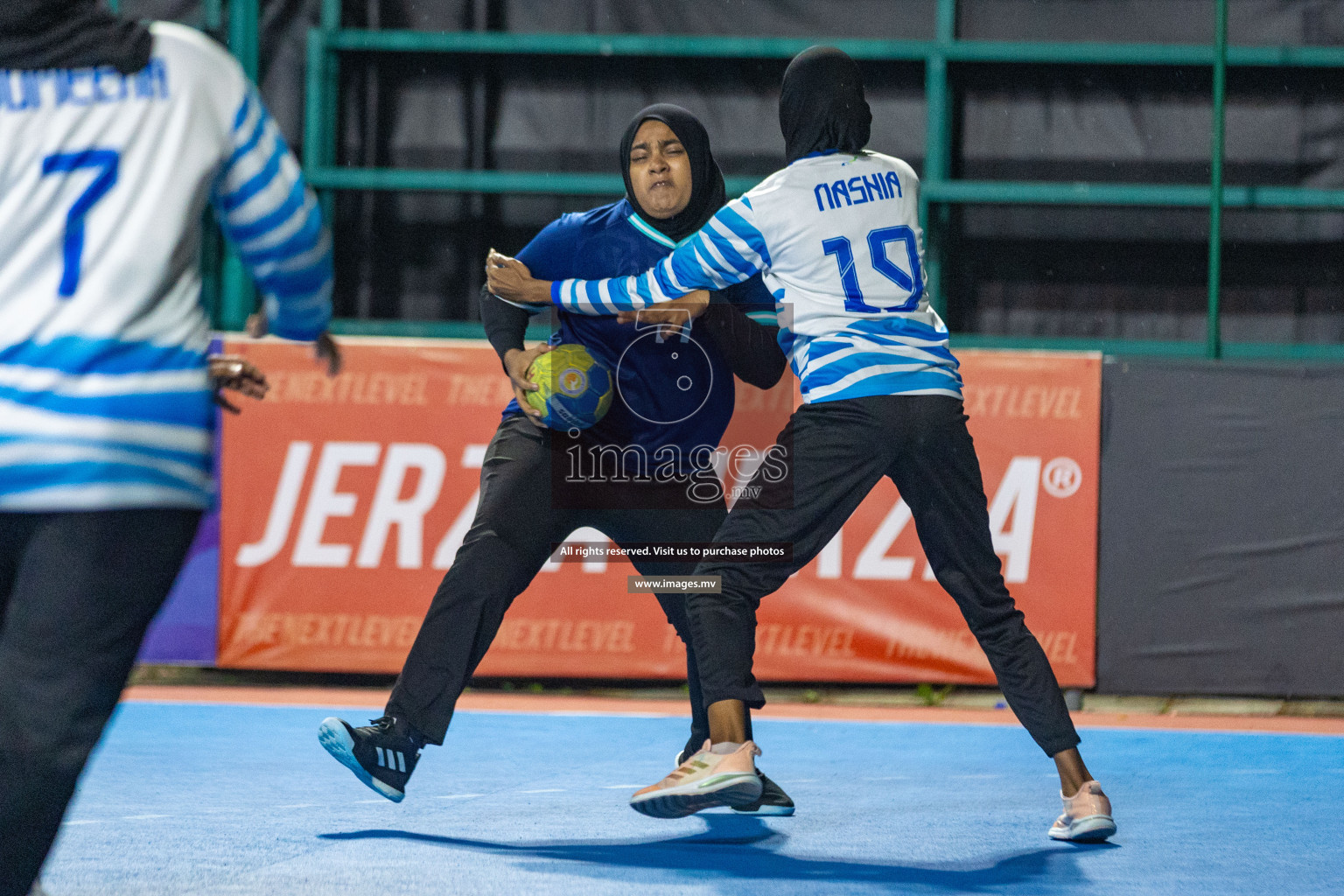 Quarter Final of 7th Inter-Office/Company Handball Tournament 2023, held in Handball ground, Male', Maldives on Friday, 20th October 2023 Photos: Nausham Waheed/ Images.mv