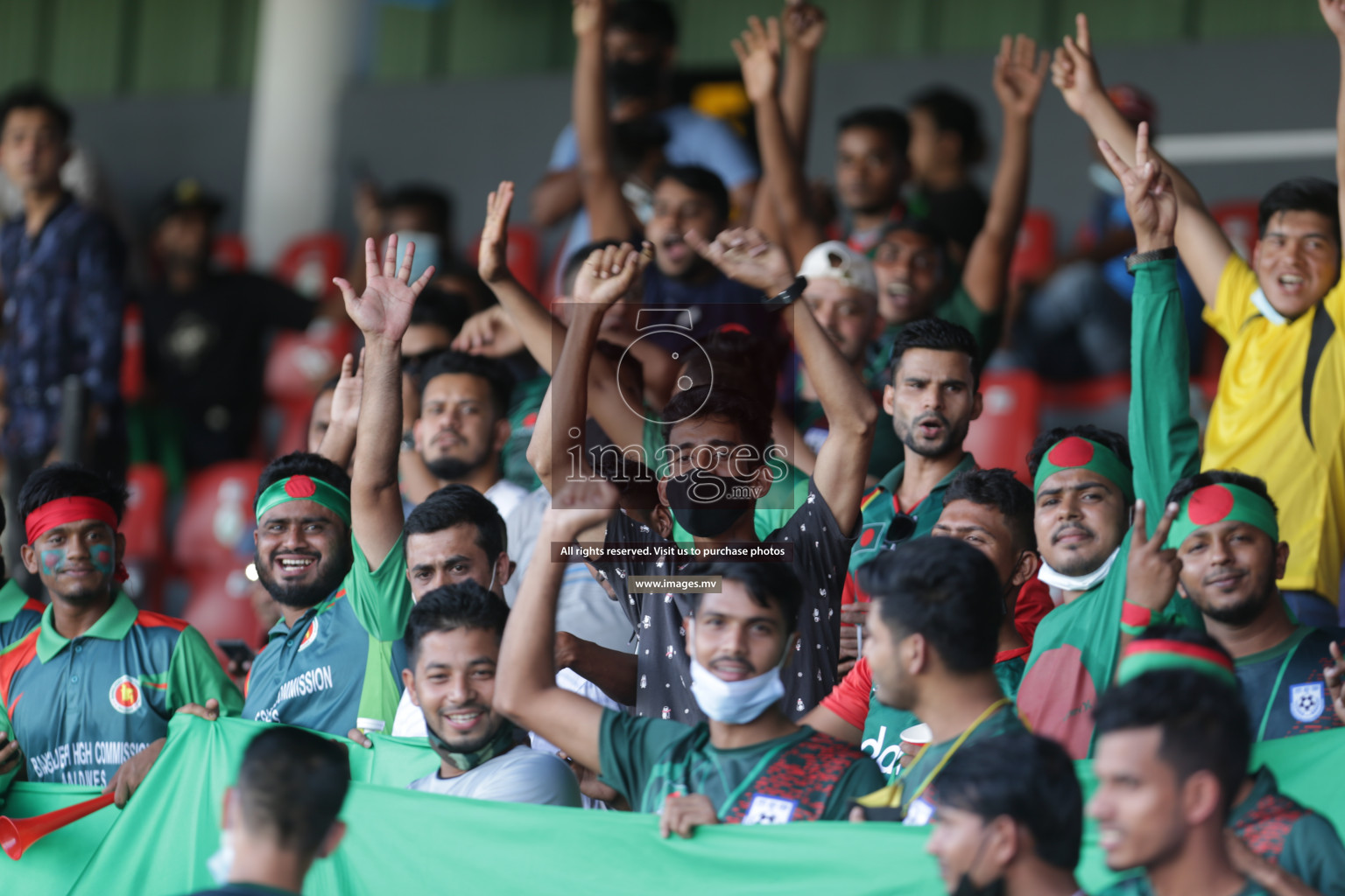 Bangladesh vs India in SAFF Championship 2021 held on 1st October 2021 in Galolhu National Stadium, Male', Maldives