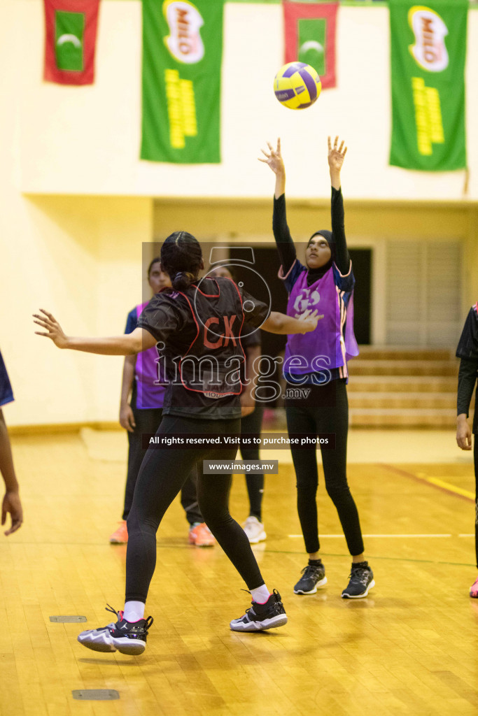 Kulhudhuffushi Youth & R.C vs Shining Star Sports Club in the Semi Finals of Milo National Netball Tournament 2021 held on 3 December 2021 in Male', Maldives, photos by Maanish