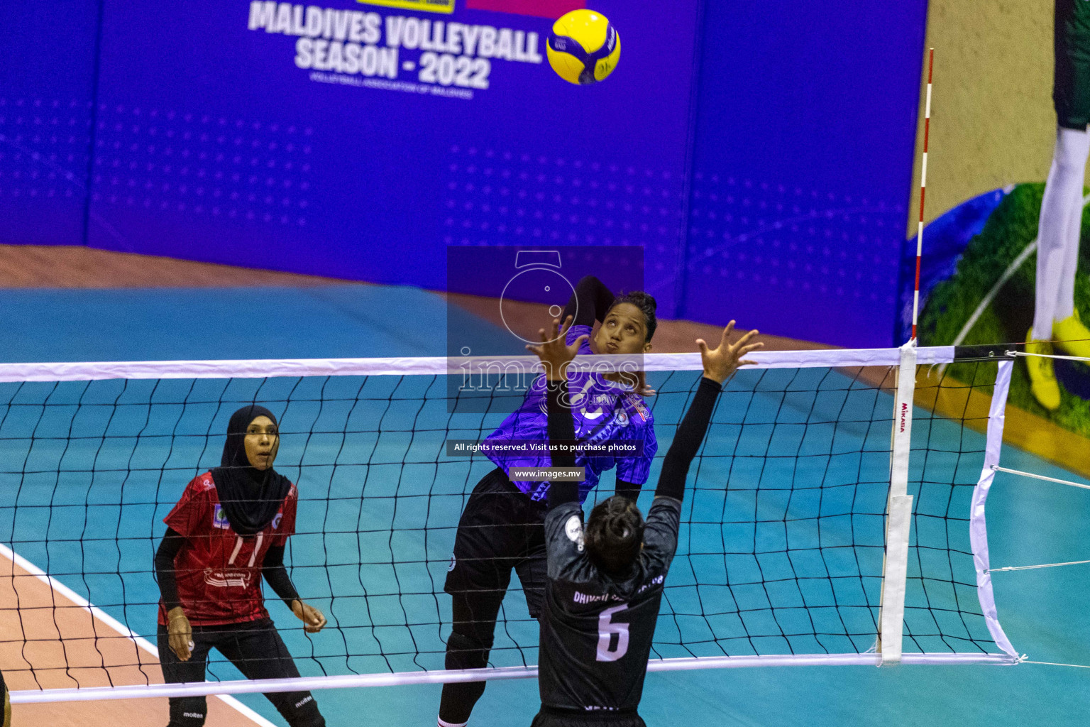 Volleyball Association Cup 2022-Women's Division-Match Day 5 was held in Male', Maldives on Friday, 27th May 2022 at Social Center Indoor Hall Photos By: Ismail Thoriq/images.mv