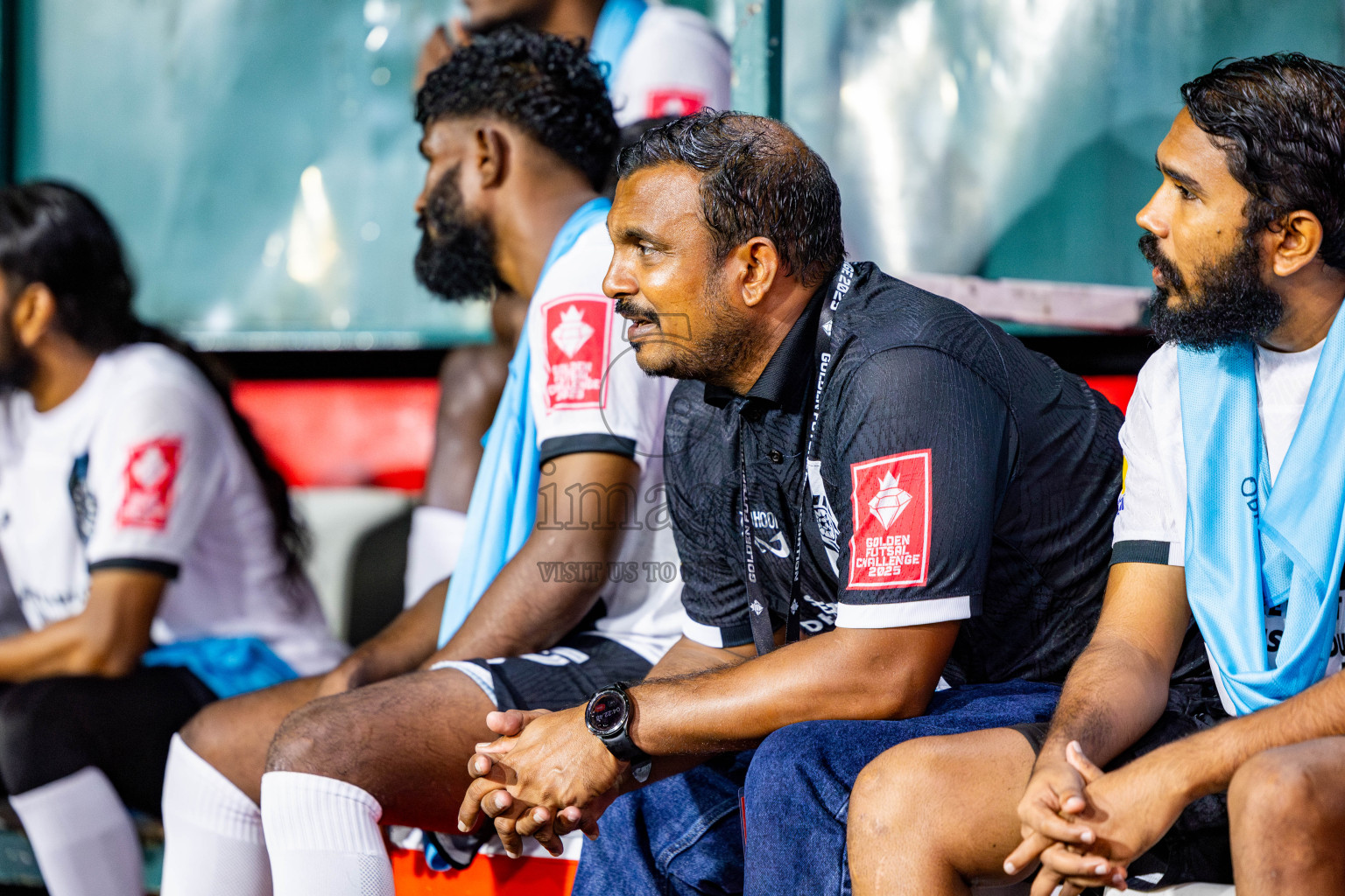 K Himmafushi vs K Dhiffushi in Day 10 of Golden Futsal Challenge 2025 was held on Tuesday, 14th January 2025, in Hulhumale', Maldives Photos: Nausham Waheed / images.mv