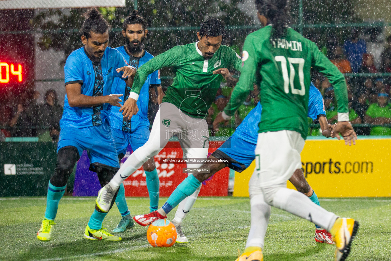 Team FSM vs Club HDC in the Quarter Finals of Club Maldives 2021 held at Hulhumale;, on 12th December 2021 Photos: Nasam / images.mv