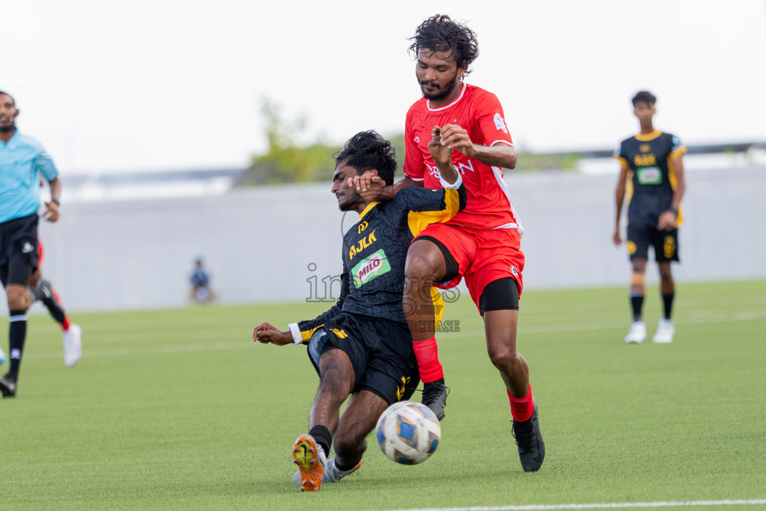 CC Sports Club VS Aajeelakah Eydhafushi FA in Day 6 of Eydhafushi Cup 2025 held in Eydhafushi Football Stadium at B. Eydhafushi, Maldives on Wednesday, 10th September 2025. Photos: Arif Rasheed / images.mv