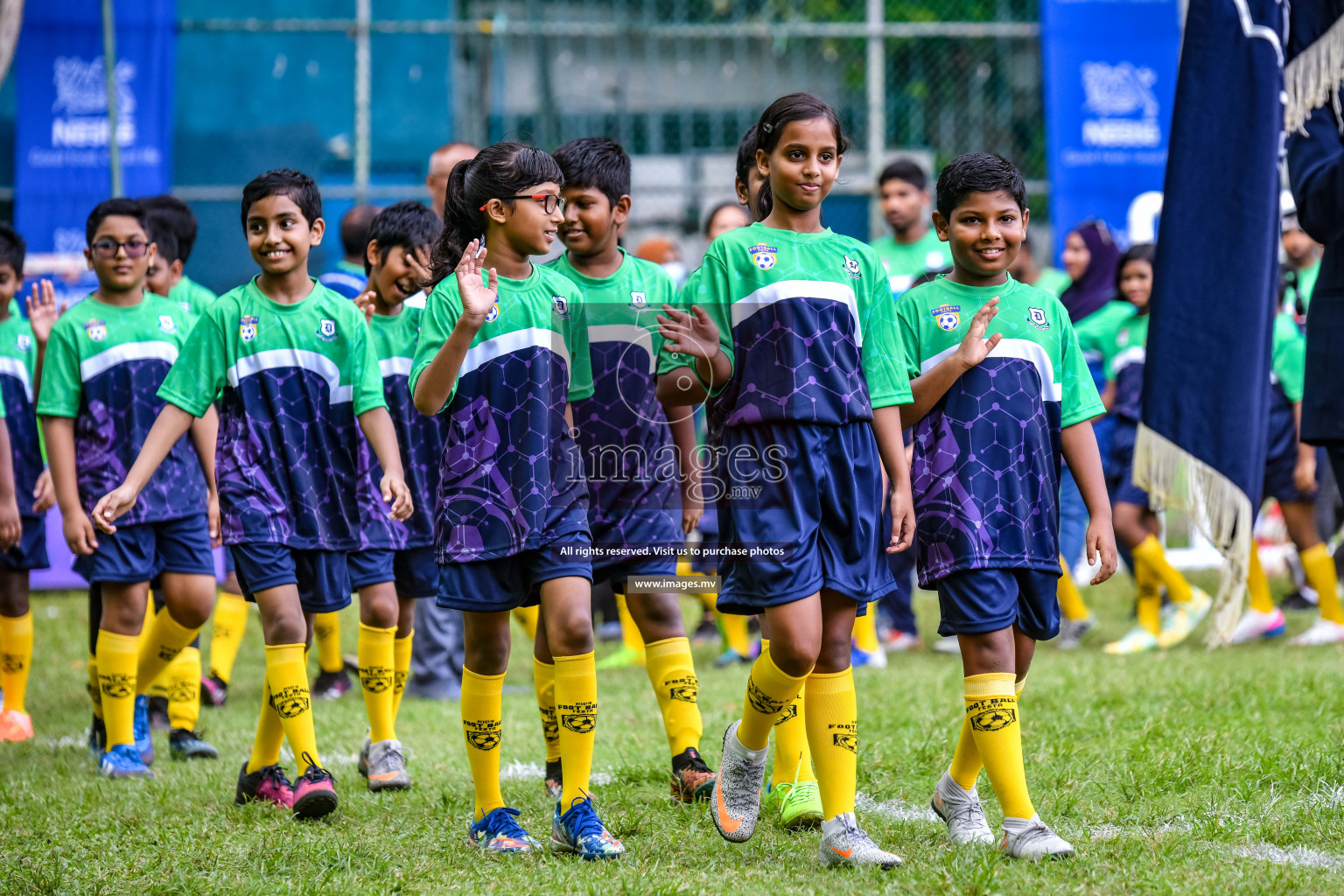 Day 1 of Milo Kids Football Fiesta 2022 was held in Male', Maldives on 19th October 2022. Photos: Nausham Waheed/ images.mv