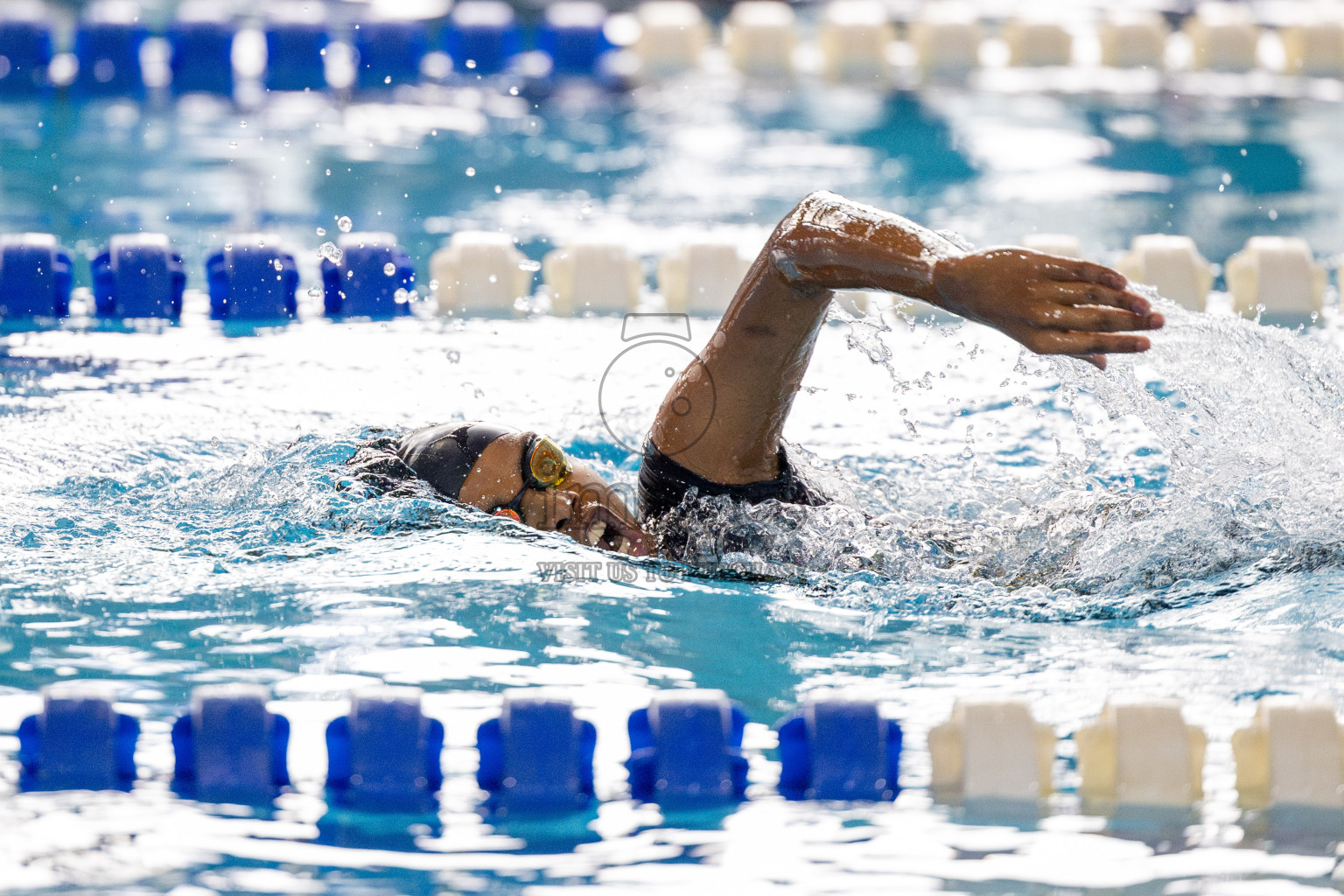 Day 4 of National Swimming Competition 2024 held in Hulhumale', Maldives on Monday, 16th December 2024. 
Photos: Hassan Simah / images.mv