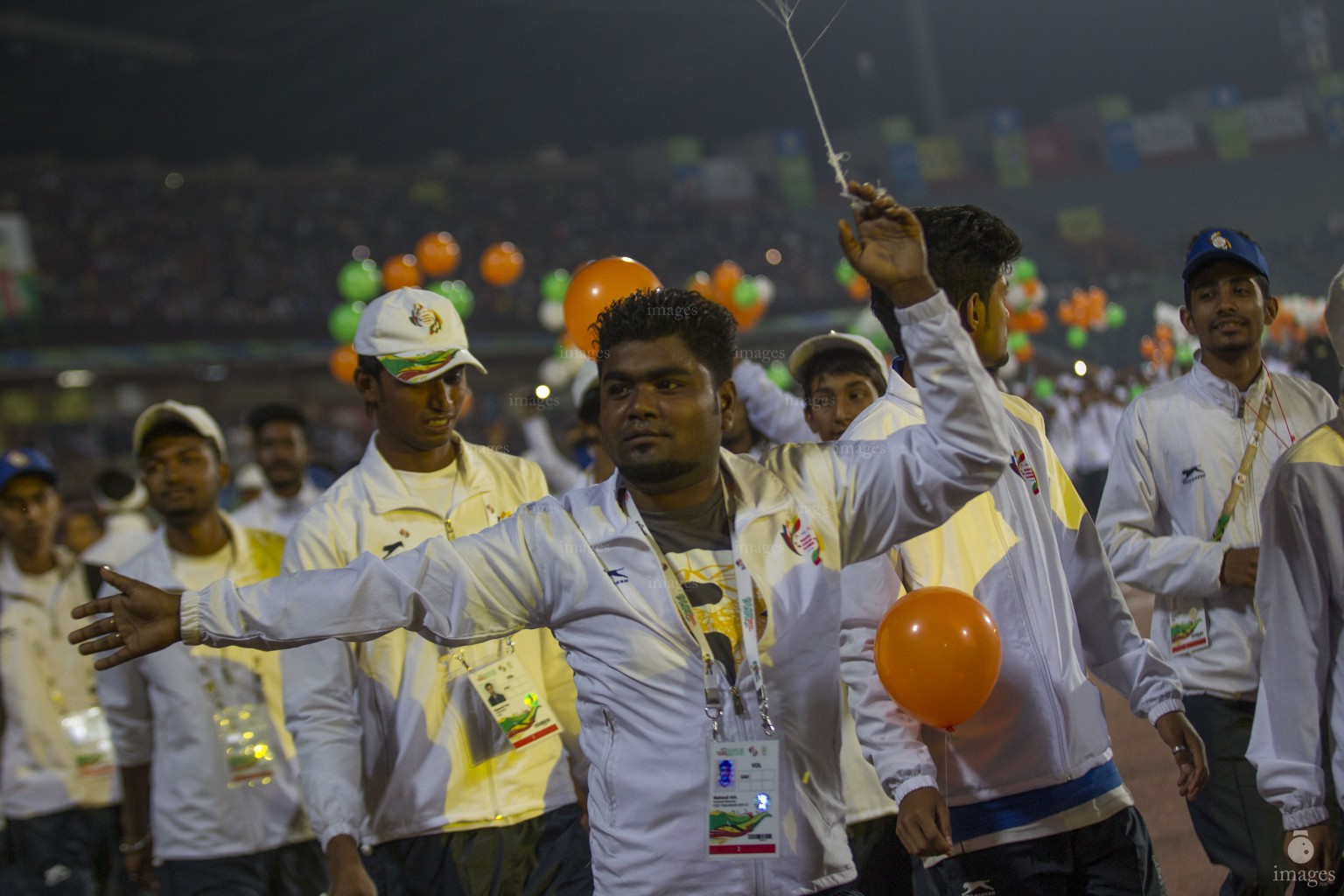 Closing Ceremony of South Asian Games in Guwahati and Shillong,India, Wednesday, February 17, 2016. (Images.mv Photo: Mohamed Ahsan)