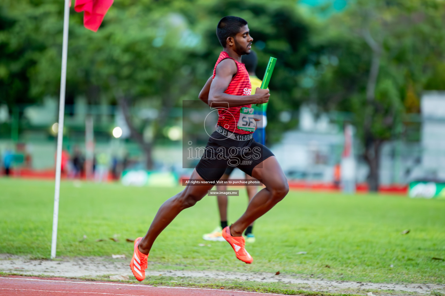 Day 2 of National Athletics Championship 2023 was held in Ekuveni Track at Male', Maldives on Friday, 24th November 2023. Photos: Hassan Simah / images.mv