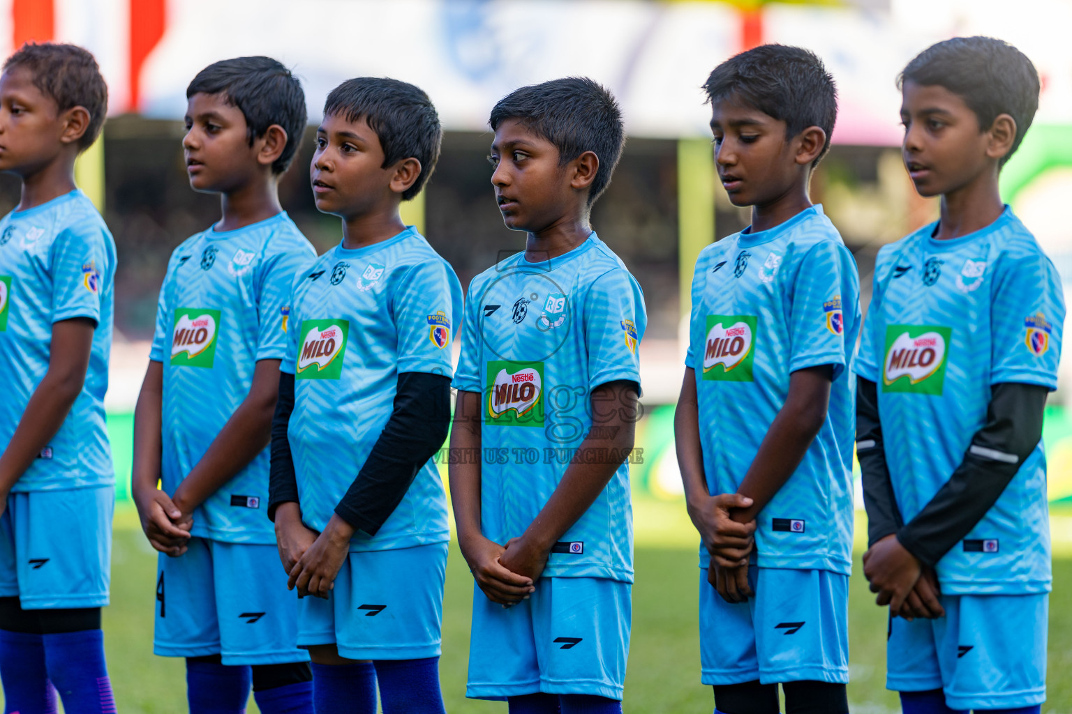 Day 2 of MILO Kids Football Fiesta was held at National Stadium in Male', Maldives on Saturday, 24th February 2024.