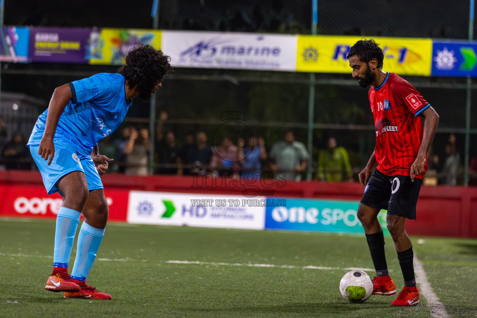 GA Villingili vs GA Kolamaafushi in Day 10 of Golden Futsal Challenge 2024 was held on Tuesday, 23rd January 2024, in Hulhumale', Maldives
Photos: Ismail Thoriq / images.mv