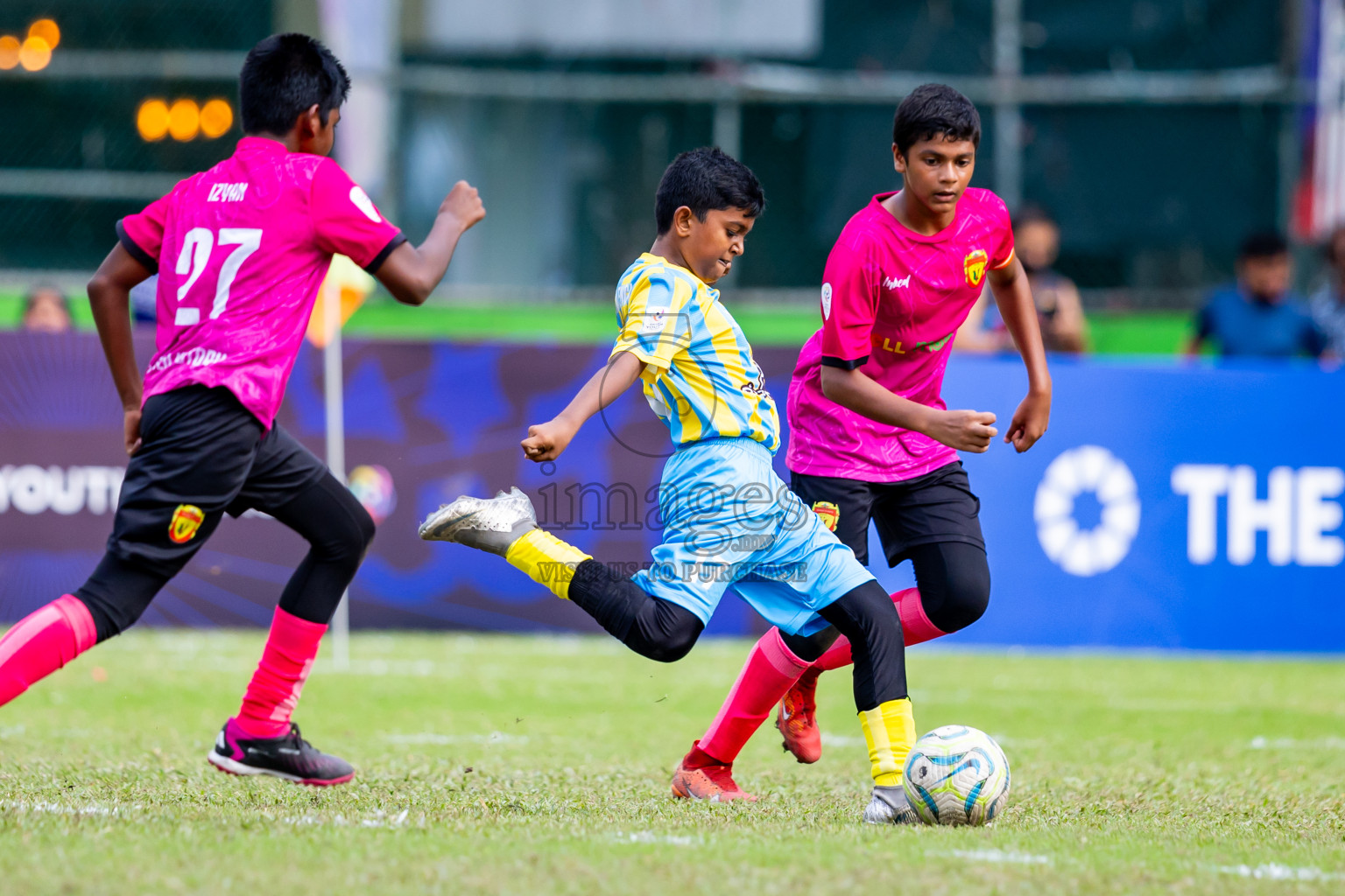 Under 12 United Victory vs Valancia on day 3 of Dhivehi Youth League 2024 held at Henveiru Stadium on Saturday, 23rd November 2024. Photos: Nausham Waheed/ Images.mv