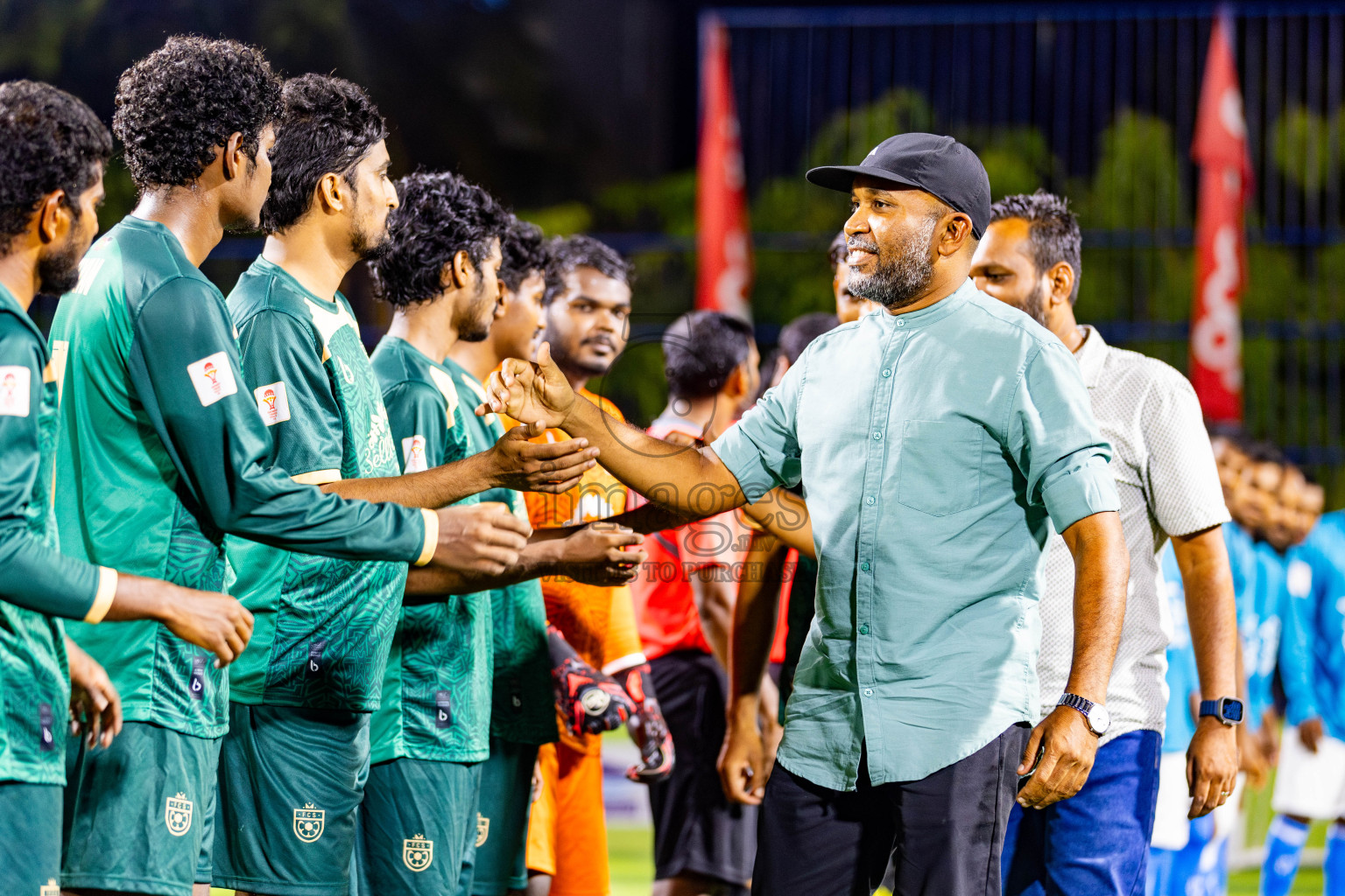 FC Suddenly vs FC Marlins in Day 4 of Eydhafushi Futsal Cup 2024 was held on Thursday, 11th April 2024, in B Eydhafushi, Maldives Photos: Nausham Waheed / images.mv