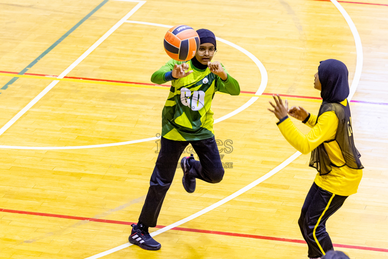 Day 13 of 25th Inter-School Netball Tournament was held in Social Center at Male', Maldives on Saturday, 24th August 2024. Photos: Nausham Waheed / images.mv