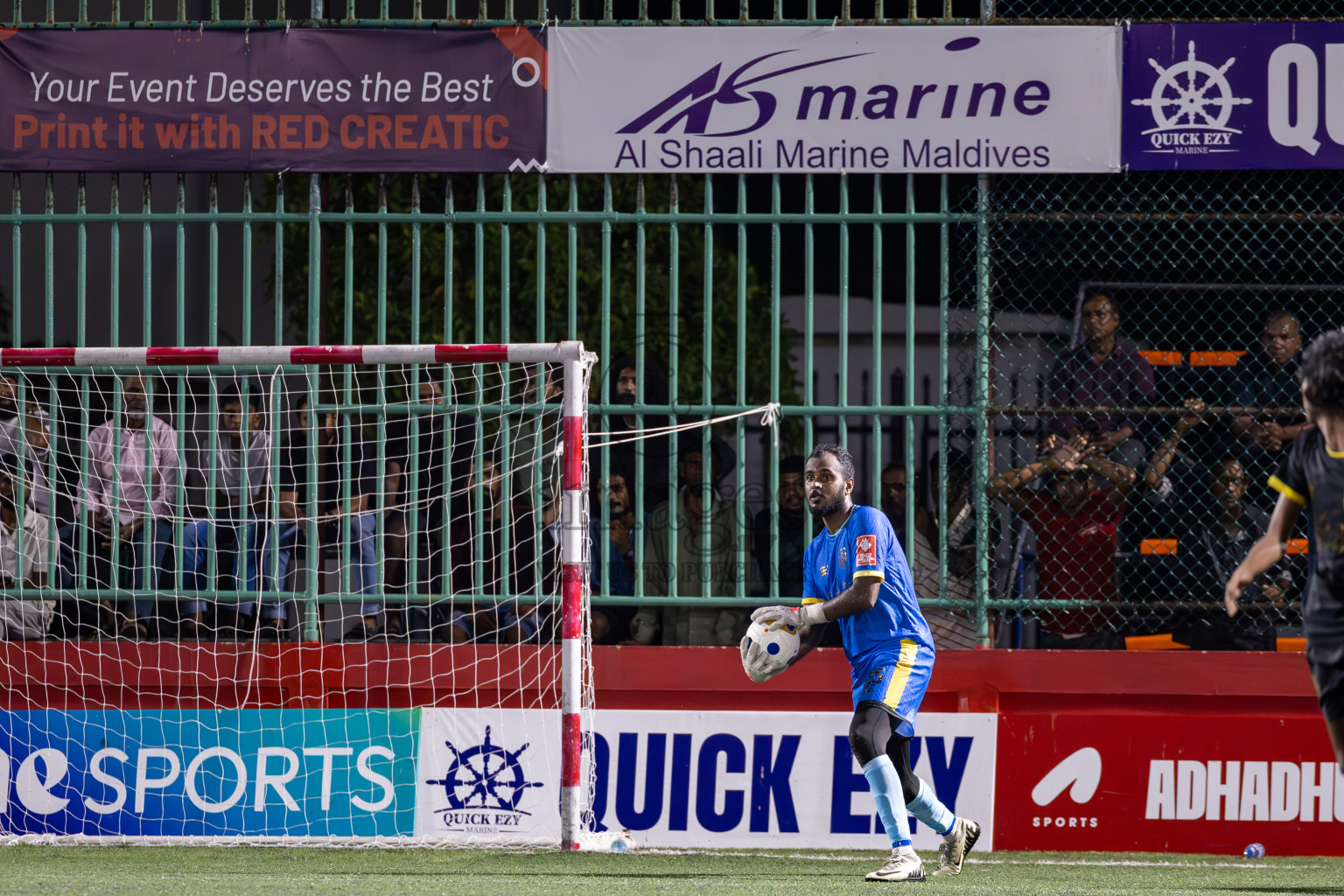 HDh Nolhivaranfaru vs HDh Hanimaadhoo in Day 9 of Golden Futsal Challenge 2025 was held on Monday, 13th January 2025, in Hulhumale', Maldives
Photos: Ismail Thoriq / images.mv
