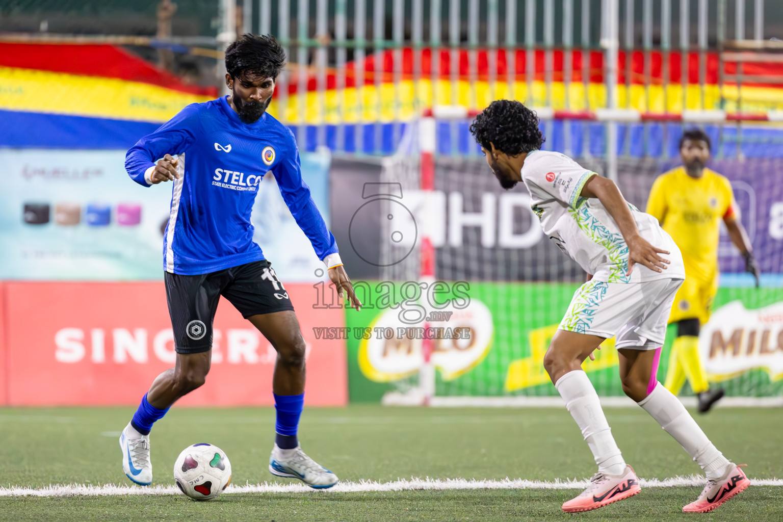 WAMCO vs STELCO in Semi Finals of Club Maldives Cup 2024 held in Rehendi Futsal Ground, Hulhumale', Maldives on Monday, 14th October 2024. Photos: Ismail Thoriq / images.mv