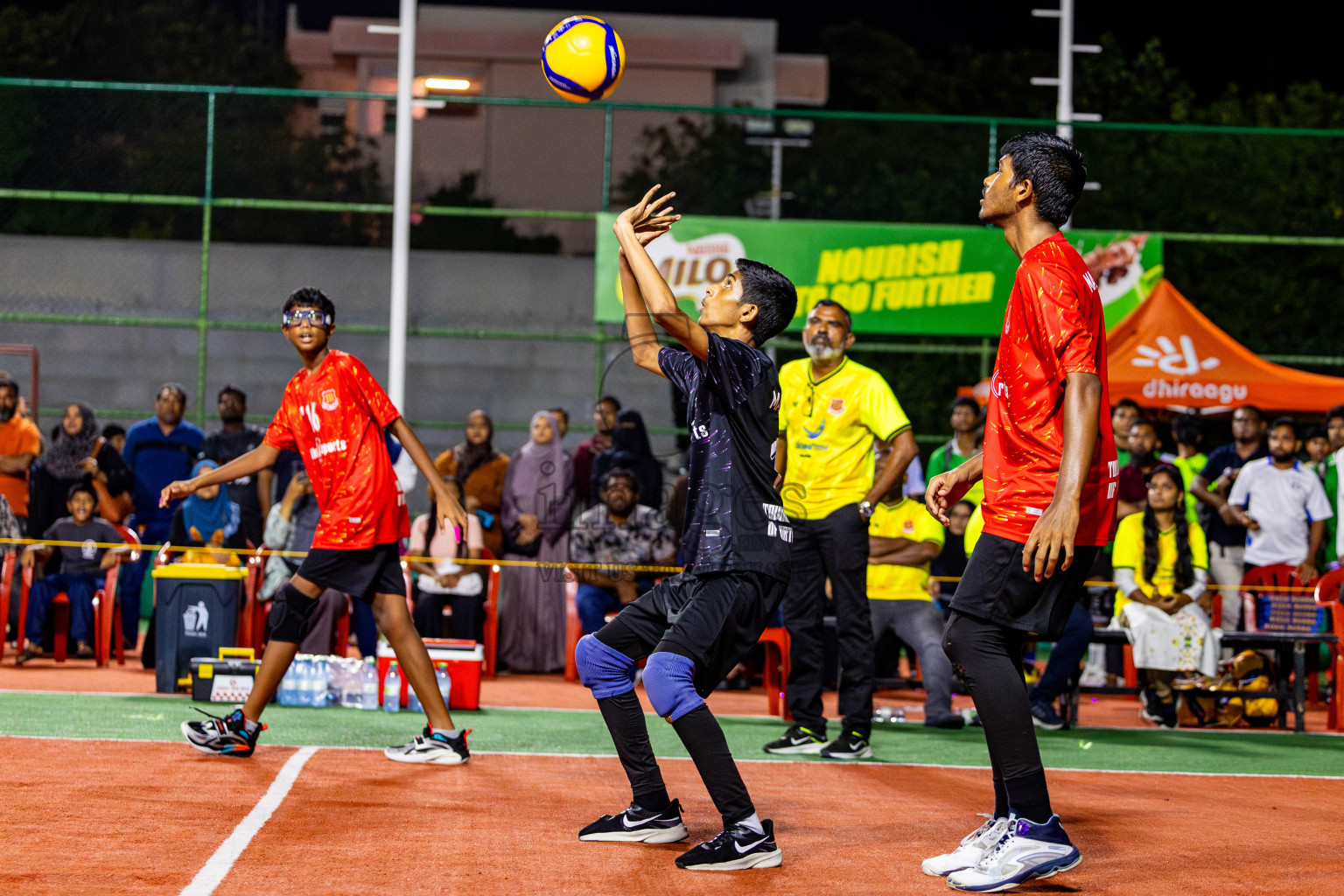 Day 11 of Interschool Volleyball Tournament 2024 was held in Ekuveni Volleyball Court at Male', Maldives on Monday, 2nd December 2024. Photos: Nausham Waheed / images.mv