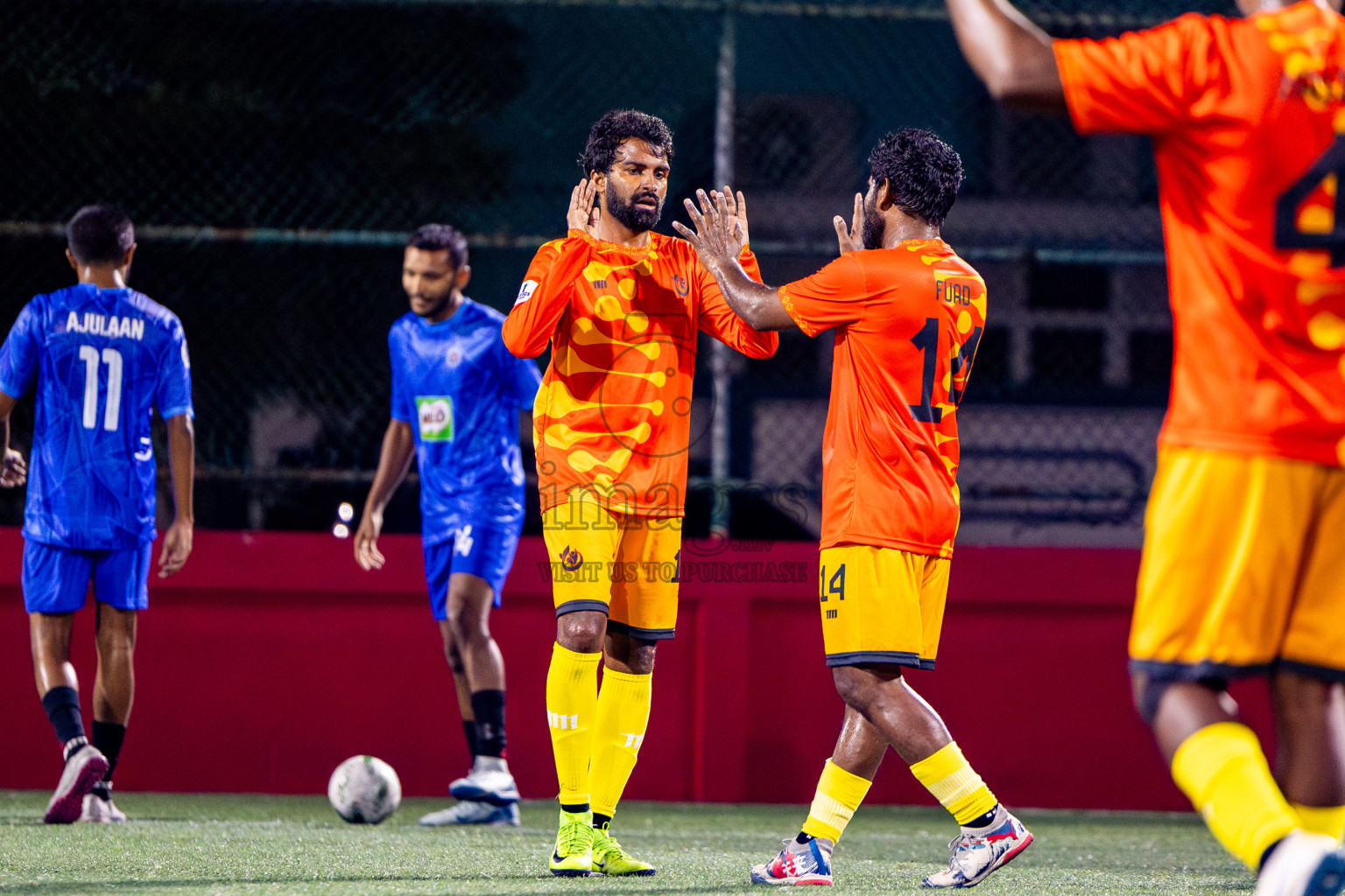 Police Club vs Hulhumale Hospital in Day 1 of Office League 2025 was held on Wednesday, 16th April 2025 in Hulhumale', Maldives. Photos: Nausham Waheed / images.mv