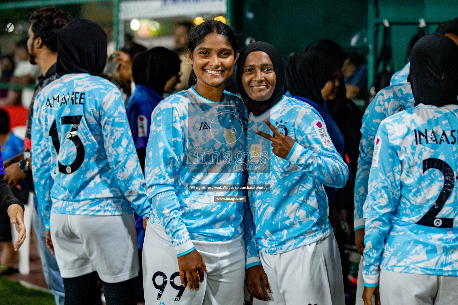 MPL vs Club MYS in Eighteen Thirty Women's Futsal Fiesta 2022 was held in Hulhumale', Maldives on Monday, 21st October 2022. Photos: Hassan Simah / images.mv