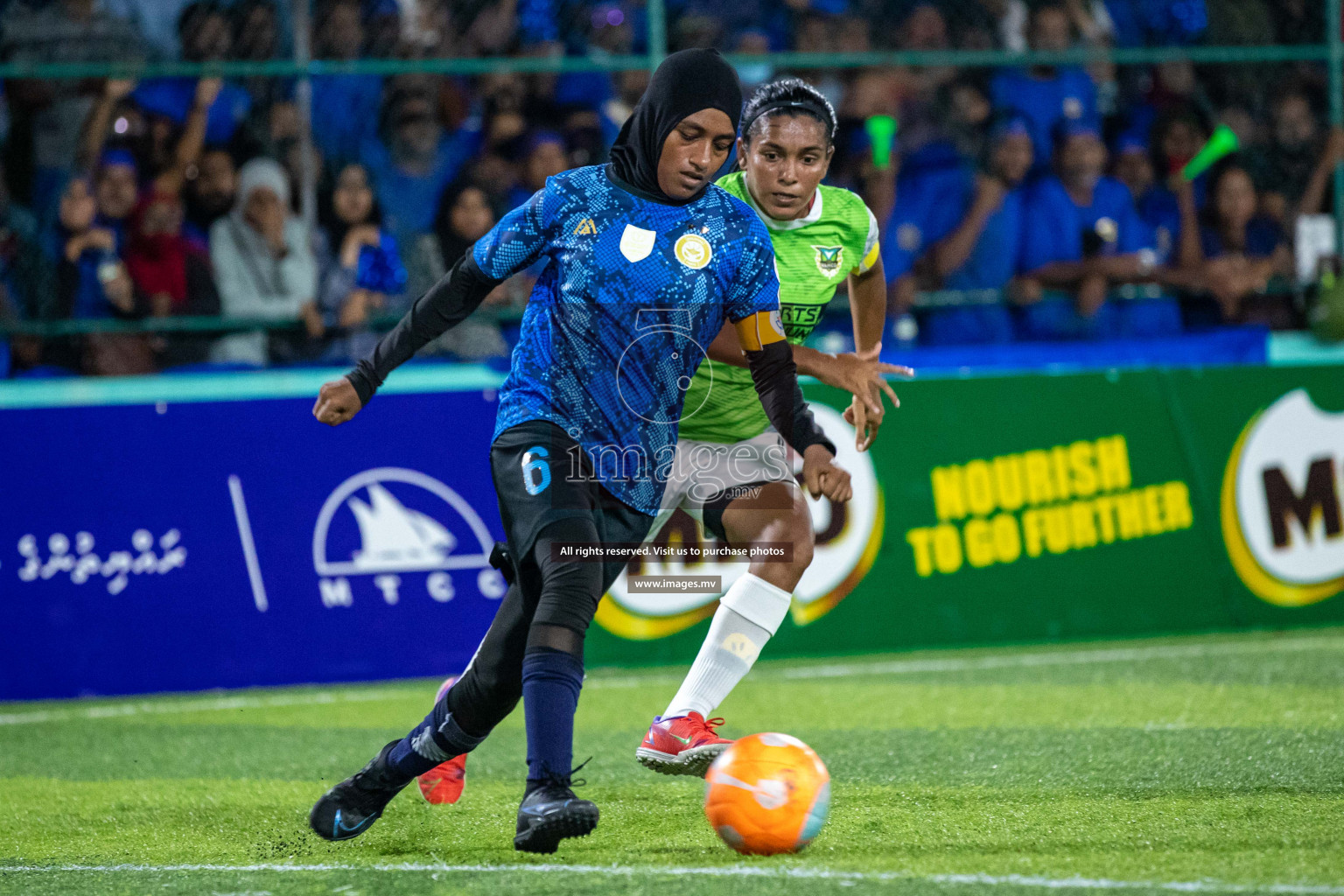 orts Limited vs WAMCO - in the Finals 18/30 Women's Futsal Fiesta 2021 held in Hulhumale, Maldives on 18 December 2021. Photos by Shuu Abdul Sattar