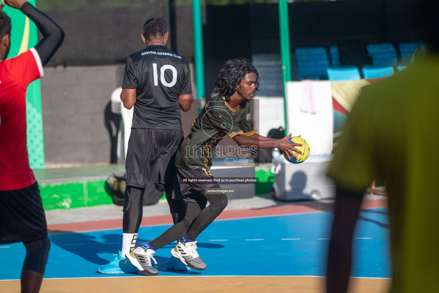 Day 5 of 6th MILO Handball Maldives Championship 2023, held in Handball ground, Male', Maldives on Friday, 24th May 2023 Photos: Shuu Abdul Sattar/ Images.mv