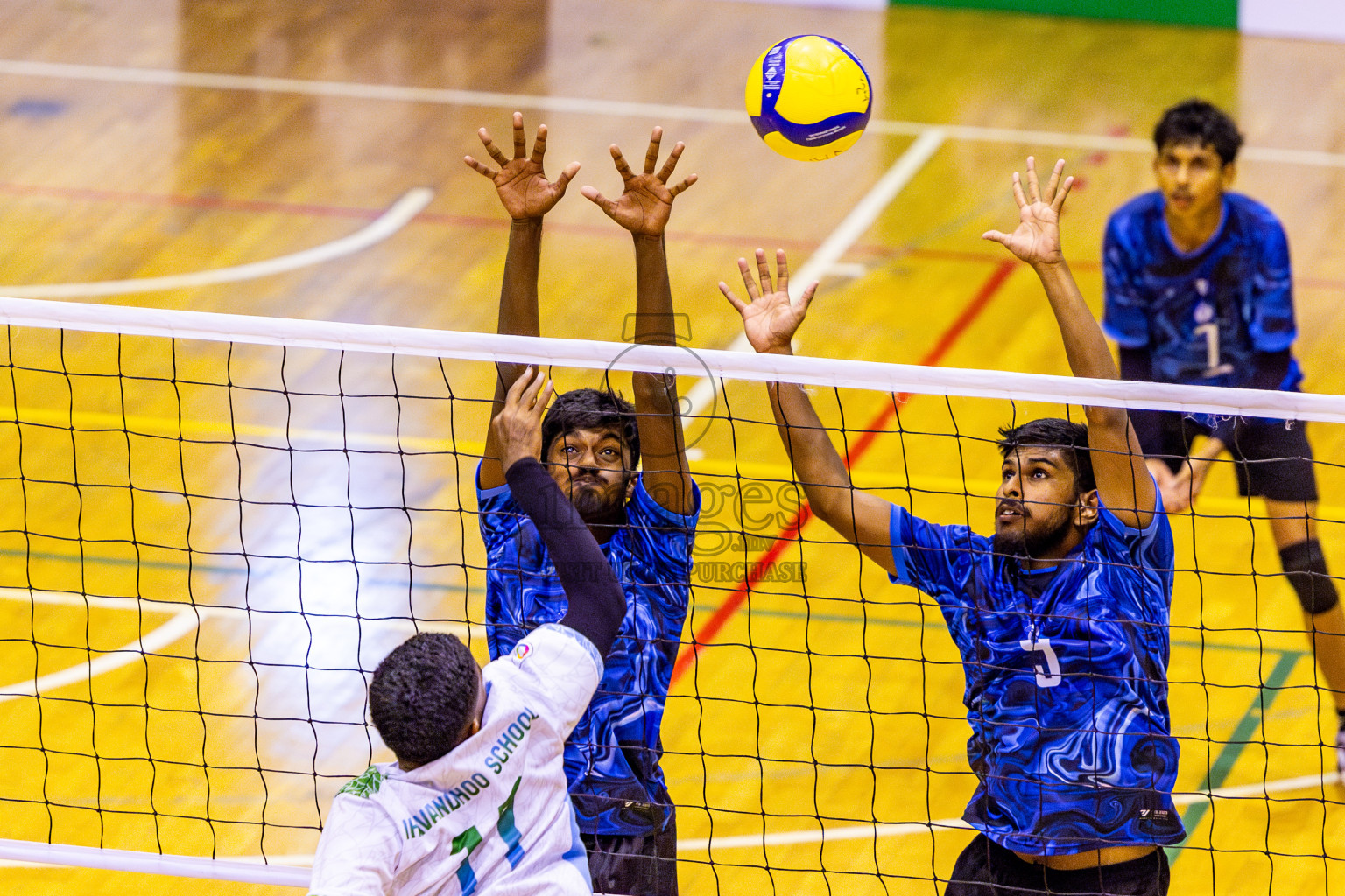 Finals of Interschool Volleyball Tournament 2024 was held in Social Center at Male', Maldives on Friday, 6th December 2024. Photos: Nausham Waheed / images.mv