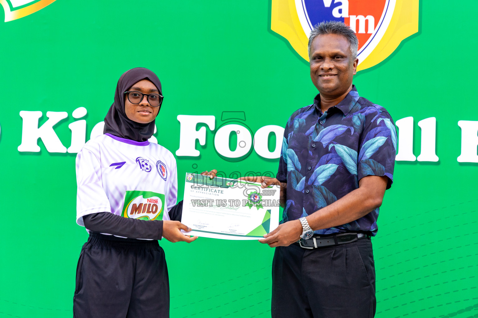 Day 2 of MILO Kids Football Fiesta was held at National Stadium in Male', Maldives on Saturday, 24th February 2024.