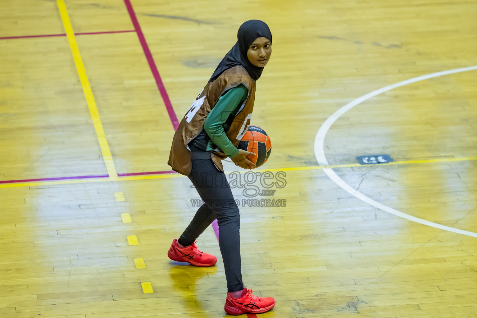 Day 12 of 25th Inter-School Netball Tournament was held in Social Center at Male', Maldives on Thursday, 22nd August 2024.