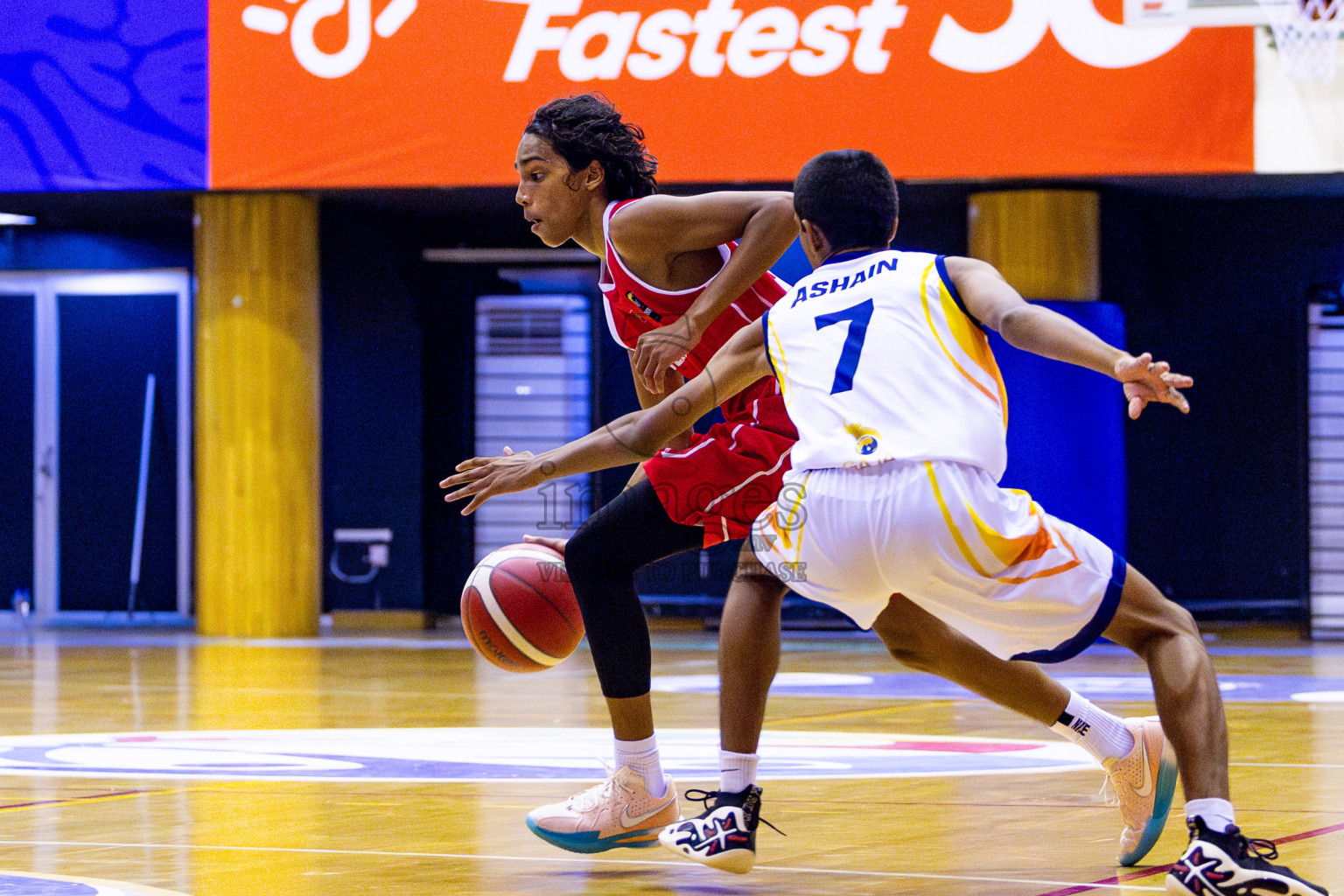 Maldives vs SriLanka in Day 1 of Under 16 Asian Cup SABA Qualifiers 2025 was held in Social Center, Male', Maldives on 12th June 2025. Photos: Nausham Waheed / images.mv