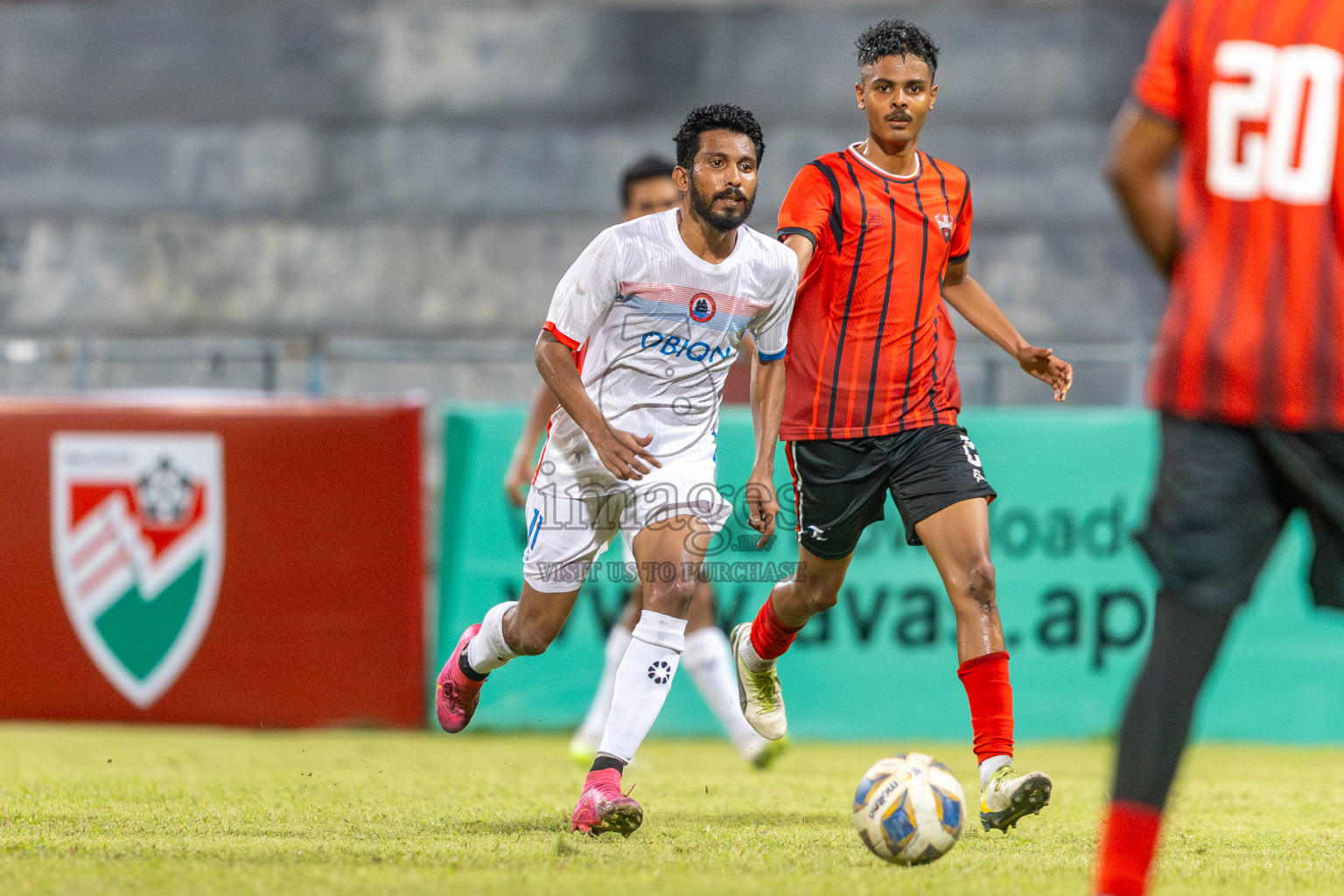 TC Sports Club vs Odi Sports Club in the FAM League Cup 2025 held at National Football Stadium, Male', Maldives on Sunday, 4th May 2025.
Photos By: Ismail Thoriq / images.mv