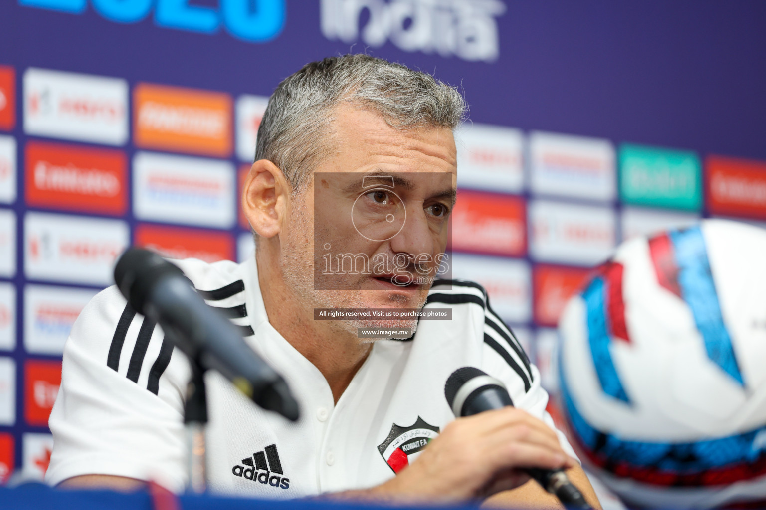 Saff Championship Final Pre-match press conference held in Sree Kanteerava Stadium, Bengaluru, India, on Monday, 3rd July 2023. Photos: Nausham Waheed / images.mv