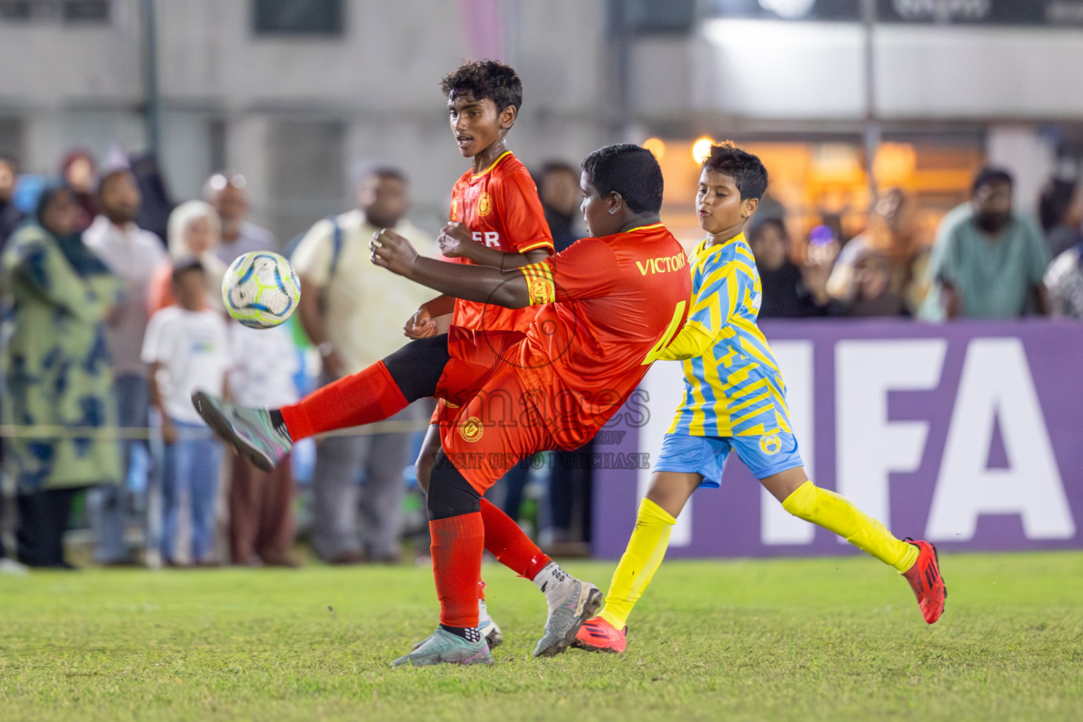 Dhivehi Youth League 2024 - Day 1. Matches held at Henveiru Stadium on 21st November 2024 , Thursday. Photos: Shuu Abdul Sattar/ Images.mv