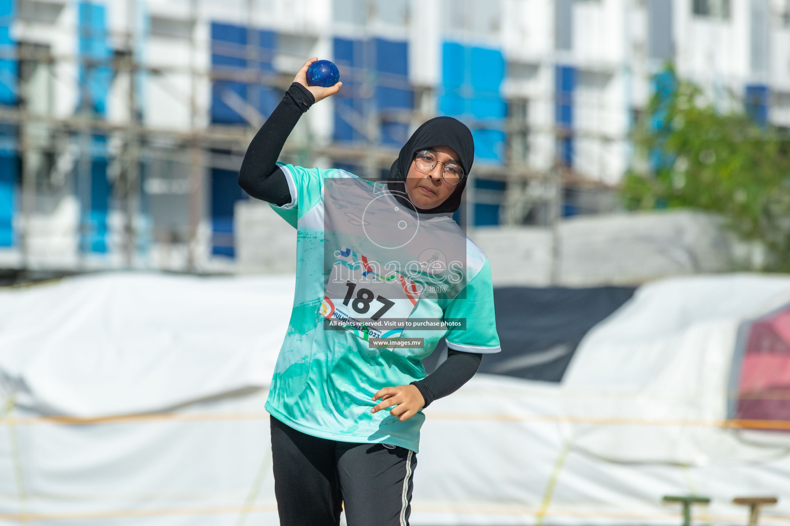 Day three of Inter School Athletics Championship 2023 was held at Hulhumale' Running Track at Hulhumale', Maldives on Tuesday, 16th May 2023. Photos: Nausham Waheed / images.mv