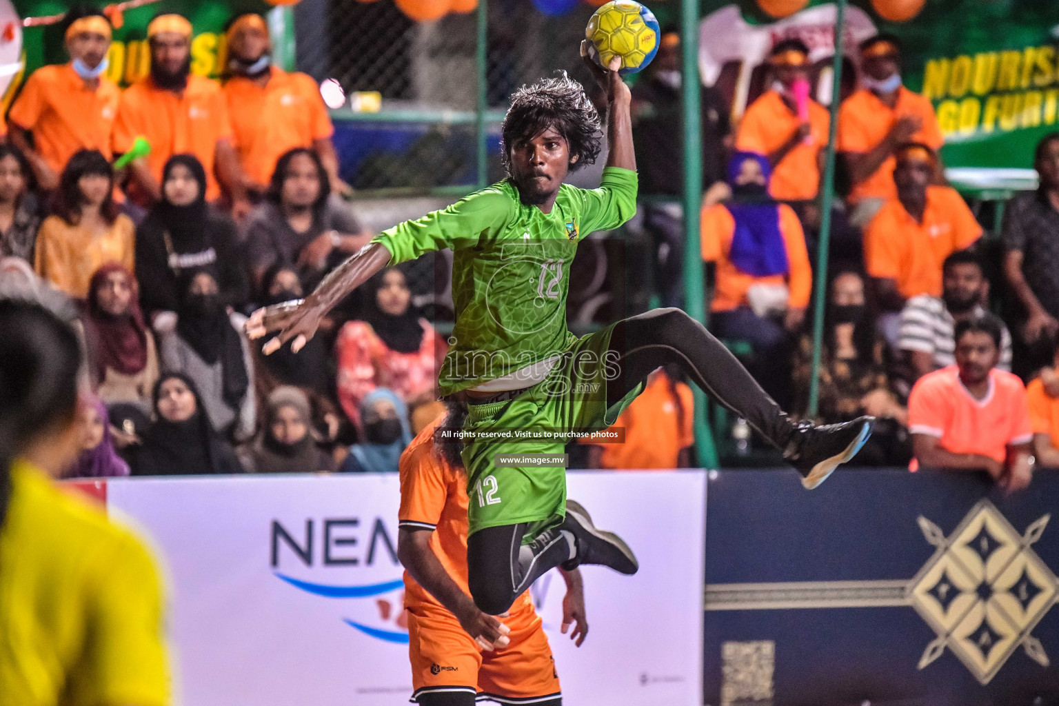 Final of Milo 6th Inter Office Handball Tournament 2022 - Photos by Nausham Waheed