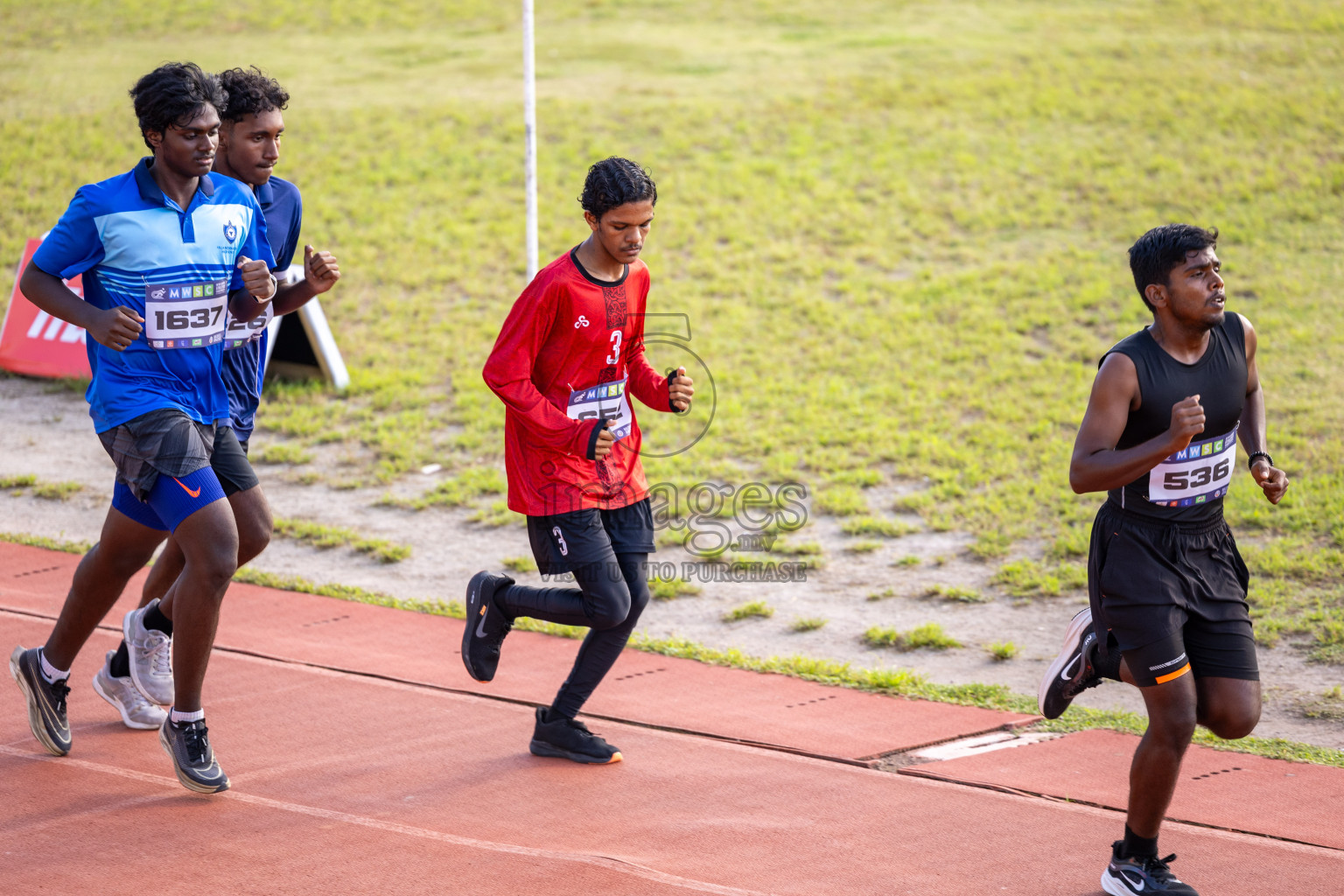 Day 6 of MWSC Interschool Athletics Championships 2024 held in Hulhumale Running Track, Hulhumale, Maldives on Thursday, 14th November 2024. Photos by: Ismail Thoriq / Images.mv