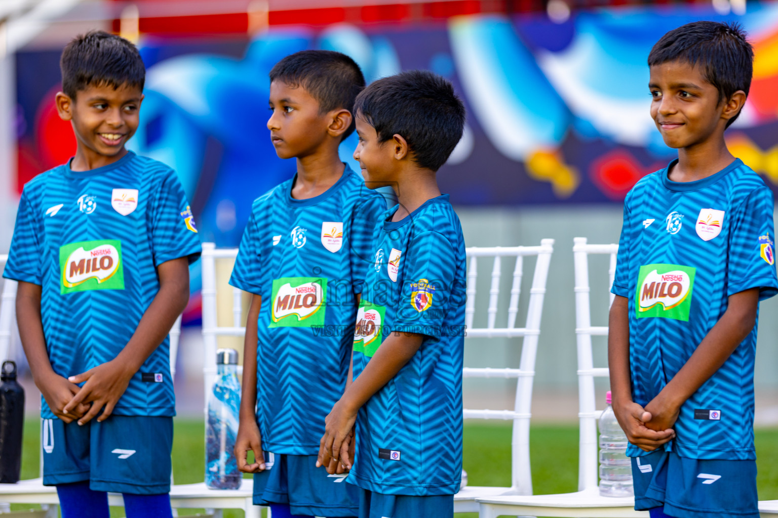 Day 2 of MILO Kids Football Fiesta was held at National Stadium in Male', Maldives on Saturday, 24th February 2024.