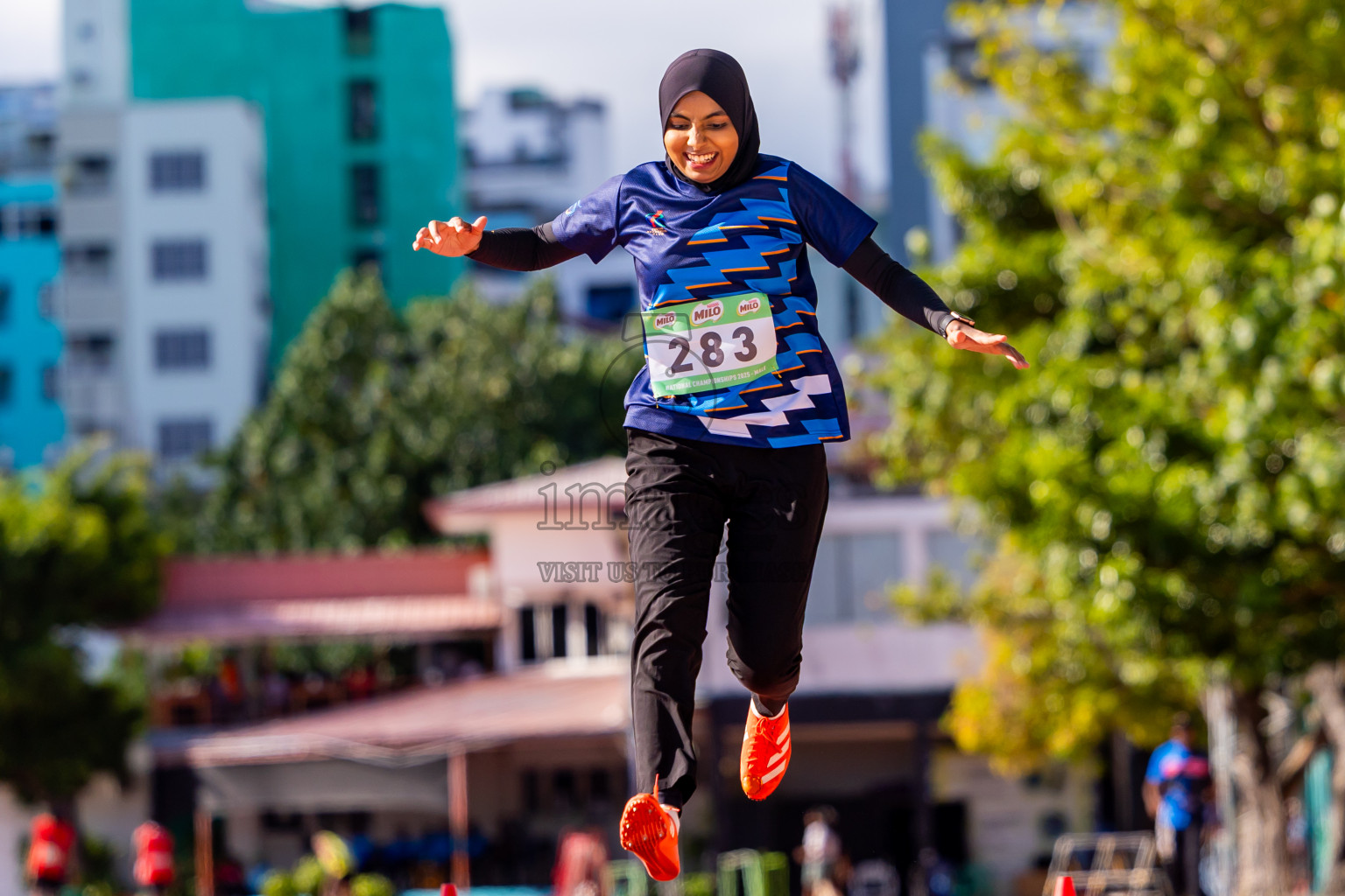 Day 2 of National Athletics Championship 2025 was held at Ekuveni Running Ground in Male', Maldives on Friday, 15th August 2025. Photos: Nausham Waheed  / images.mv